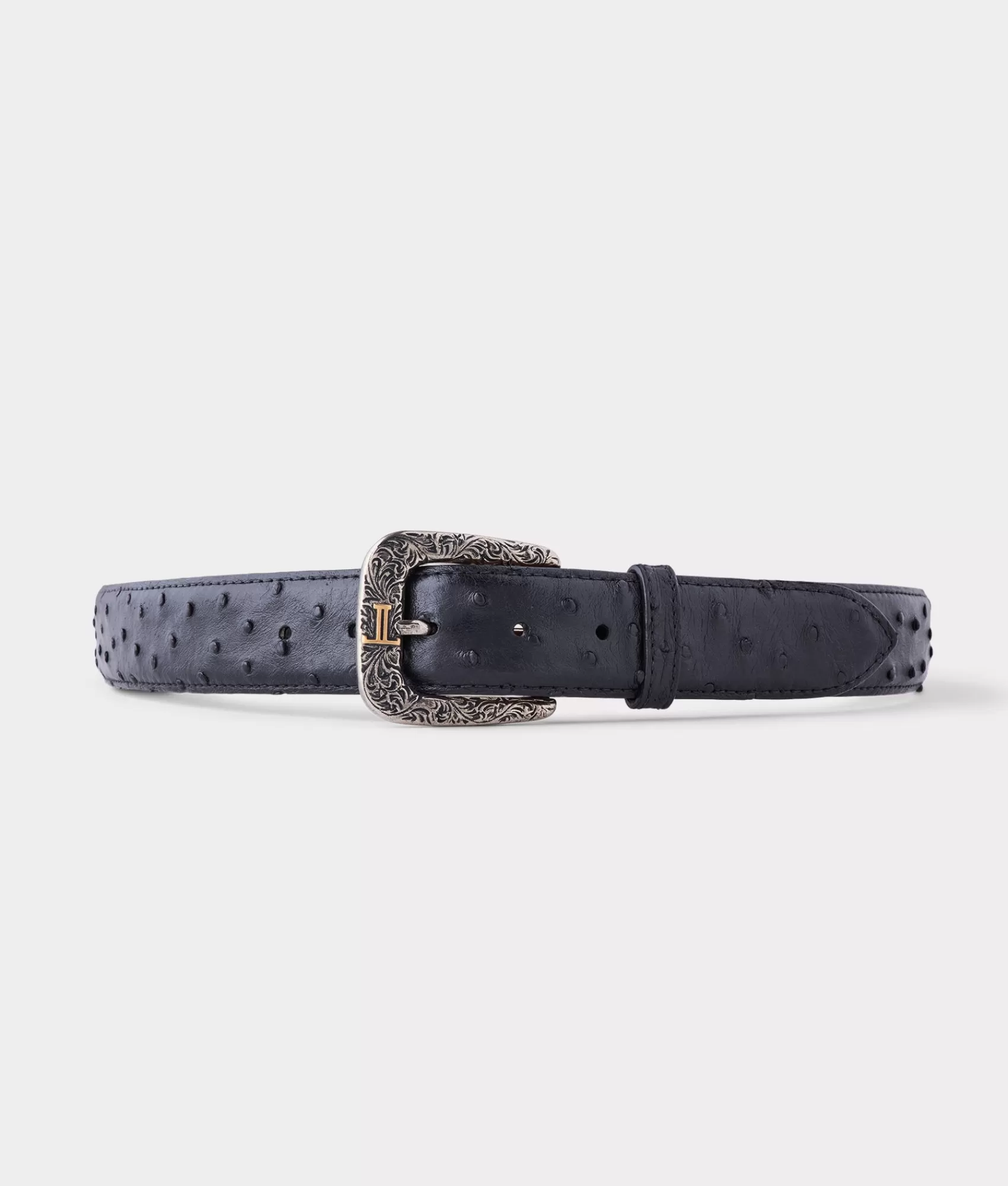 Lucchese Belts & Belt Accessories | Full Quill Ostrich Black