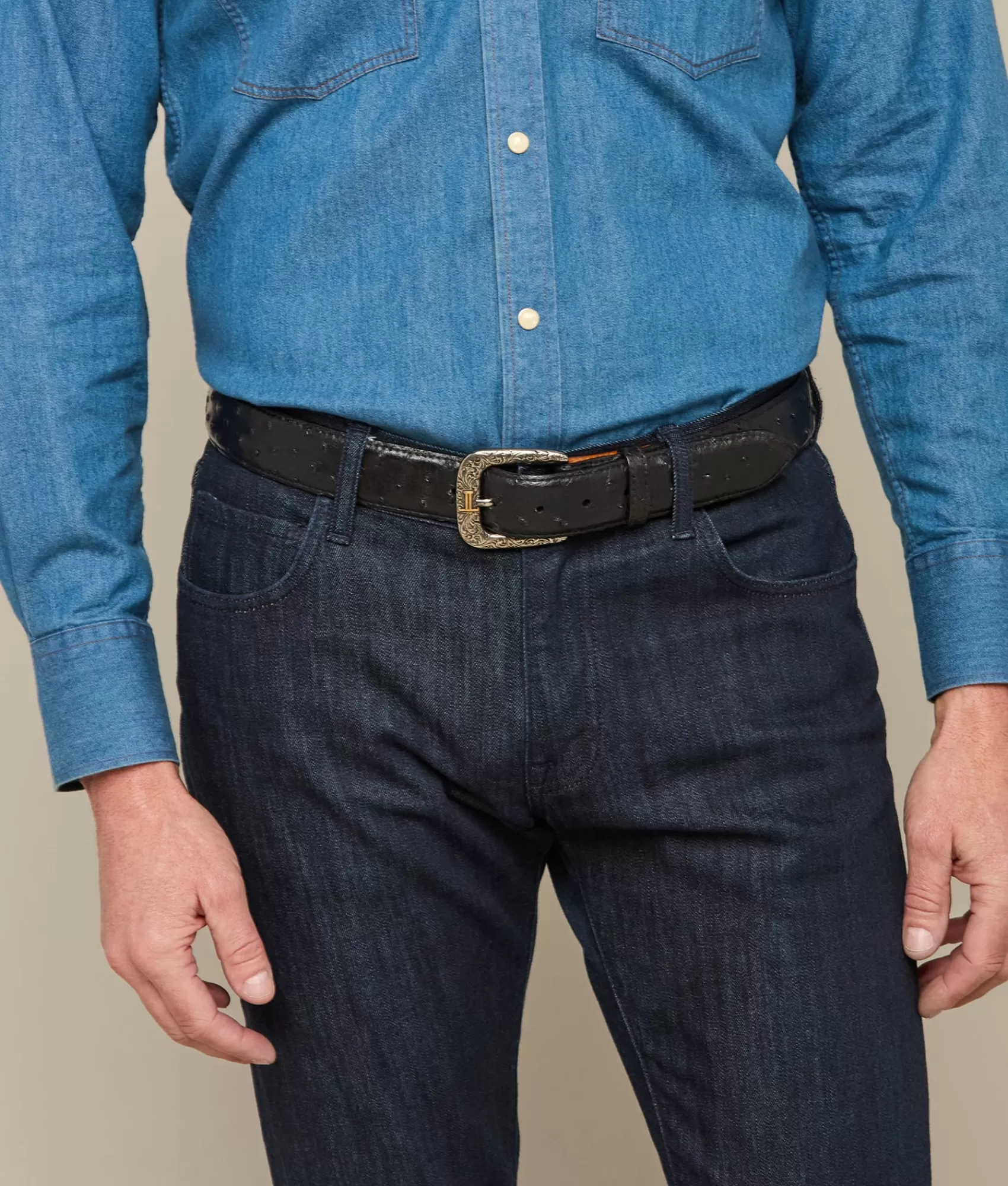 Lucchese Belts & Belt Accessories | Full Quill Ostrich Black