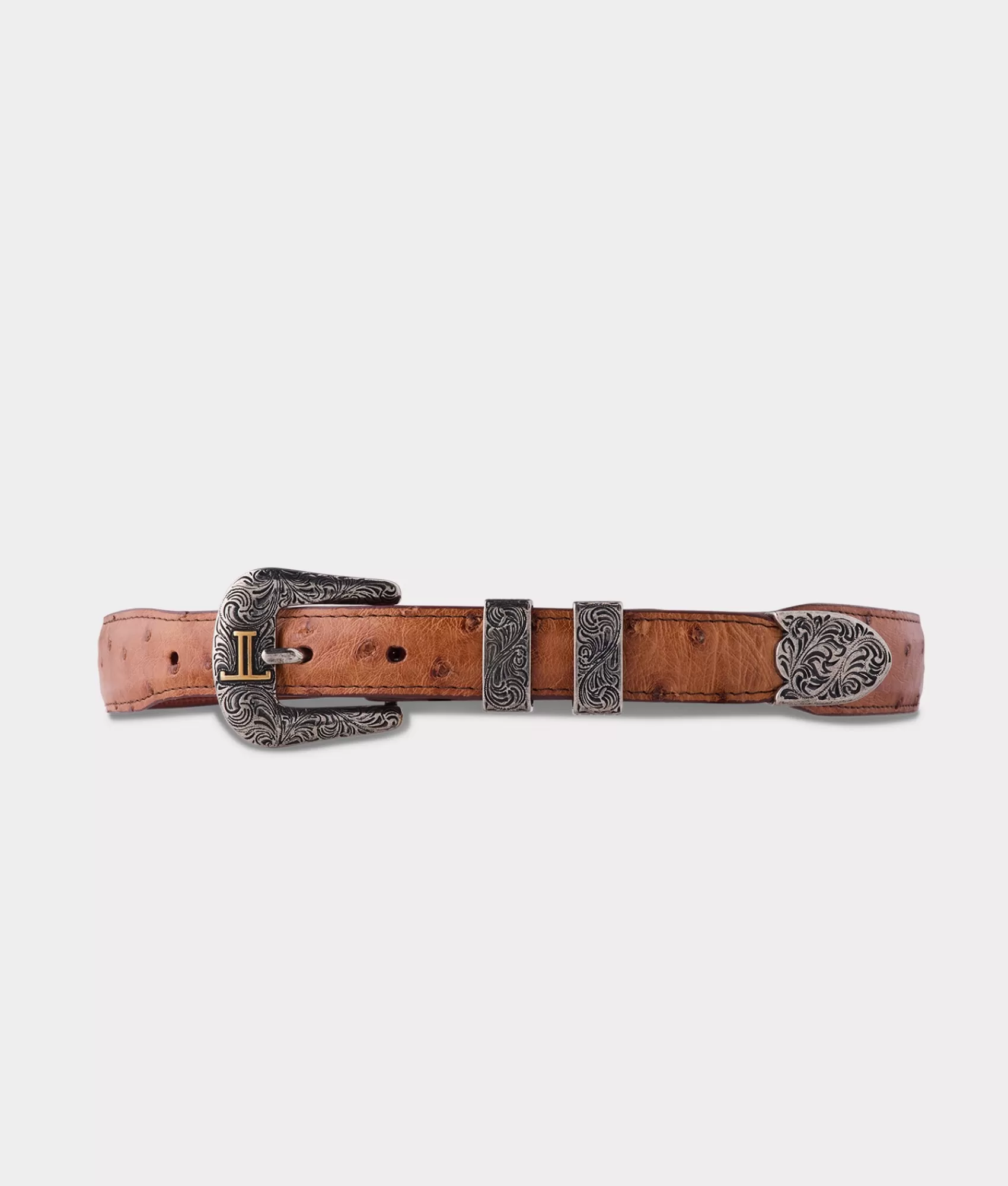 Lucchese Belts | Belts & Belt Accessories | Full Quill Ostrich Tapered Barnwood