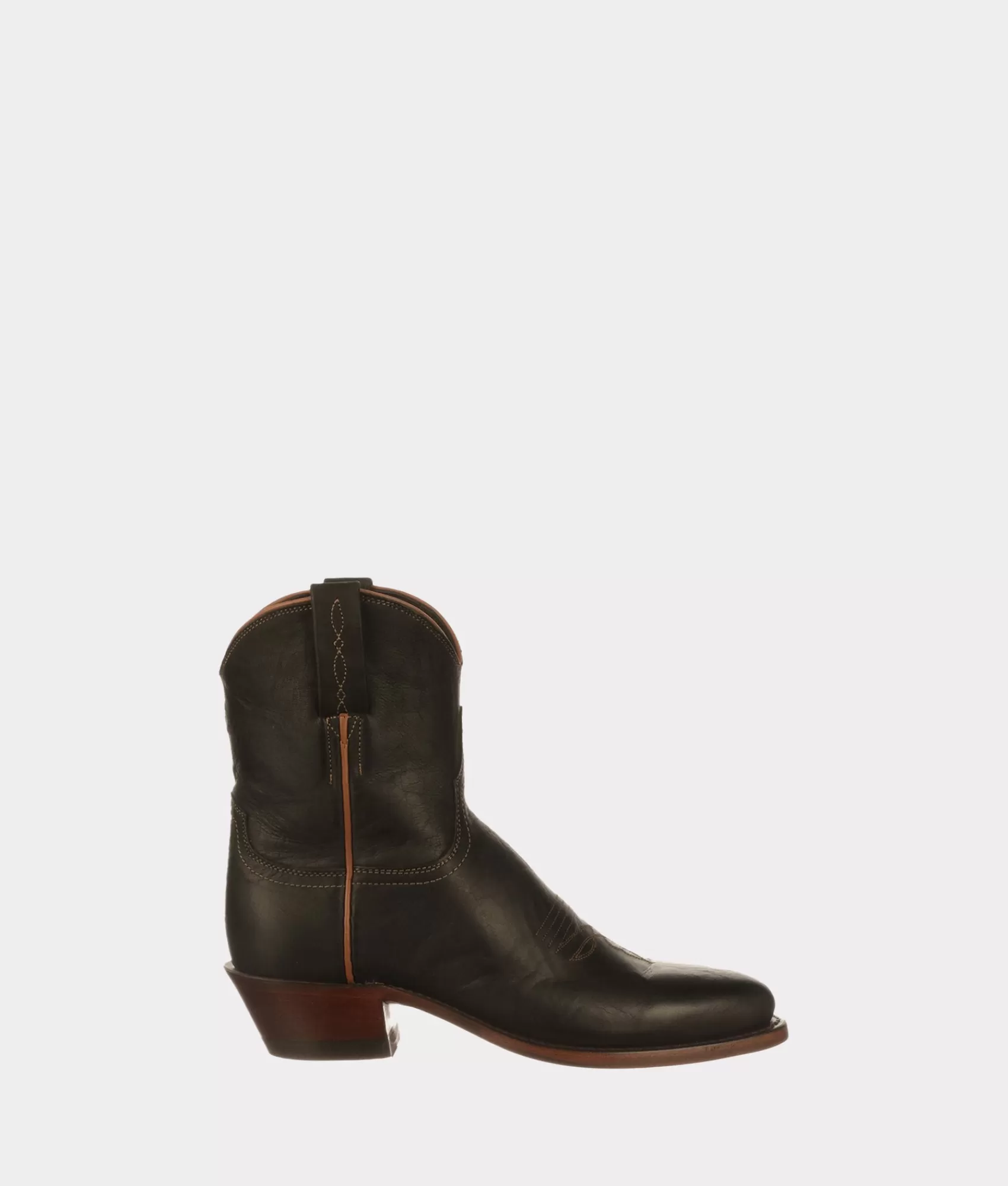Lucchese Booties | Cowboy | Gaby BlackW/Sienna+Cognac