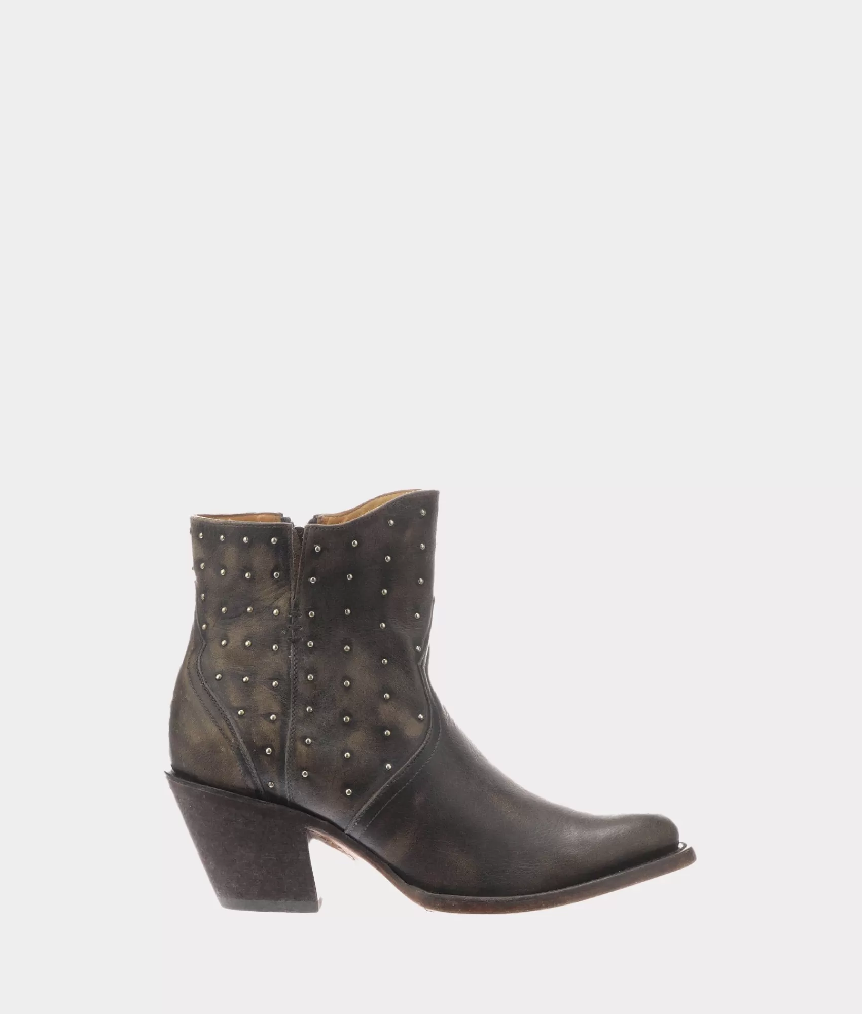 Lucchese Booties | Cowboy | Harley Chocolate+Beige