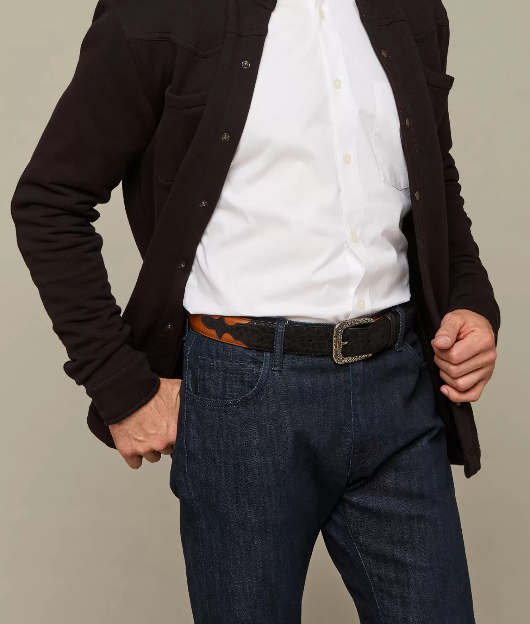 Lucchese Belts & Belt Accessories | High Plains Belt Black