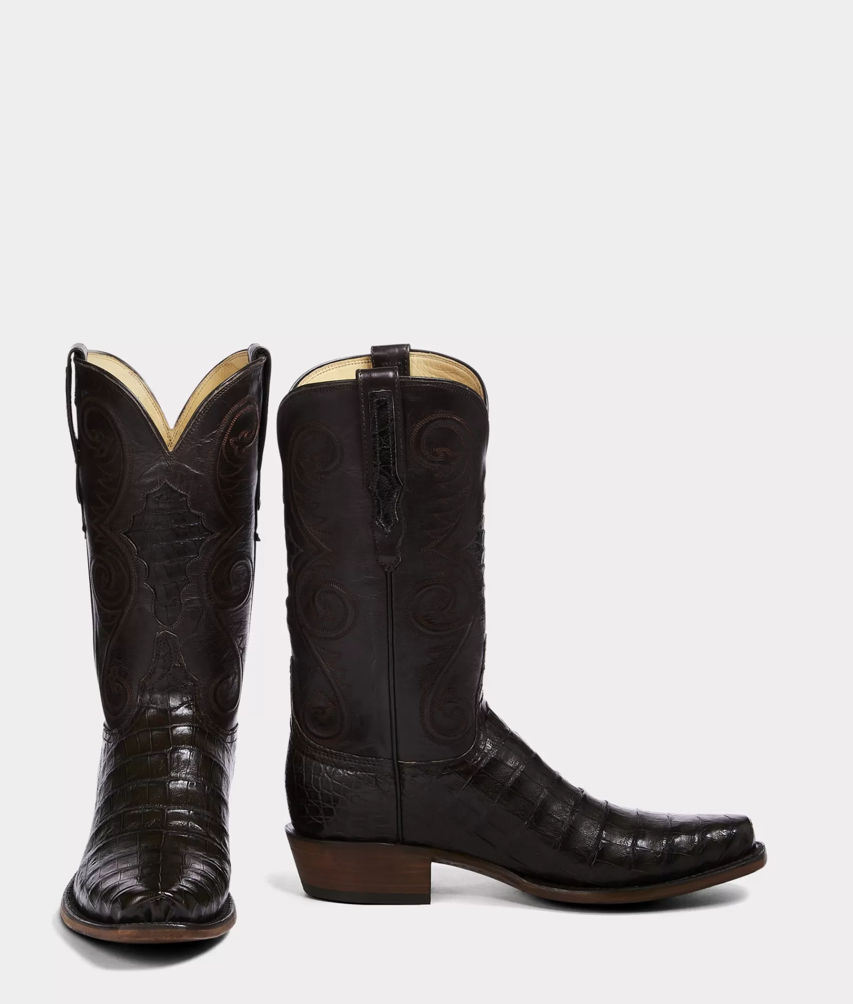 Lucchese Cowboy | Jones Chocolate+DarkBrown