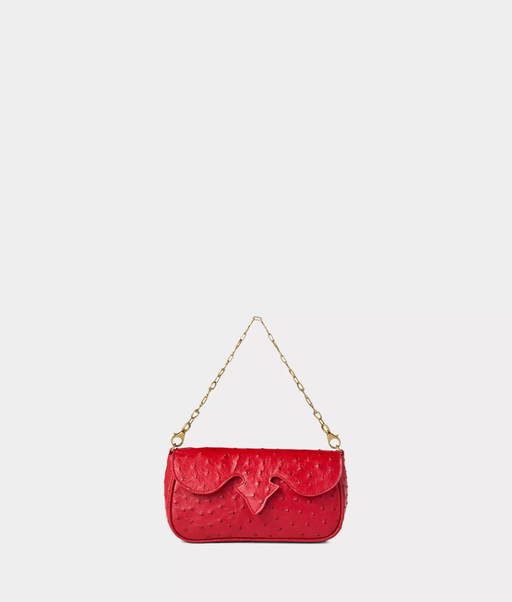 Lucchese Handbags | Joni Exotic Baguette Red