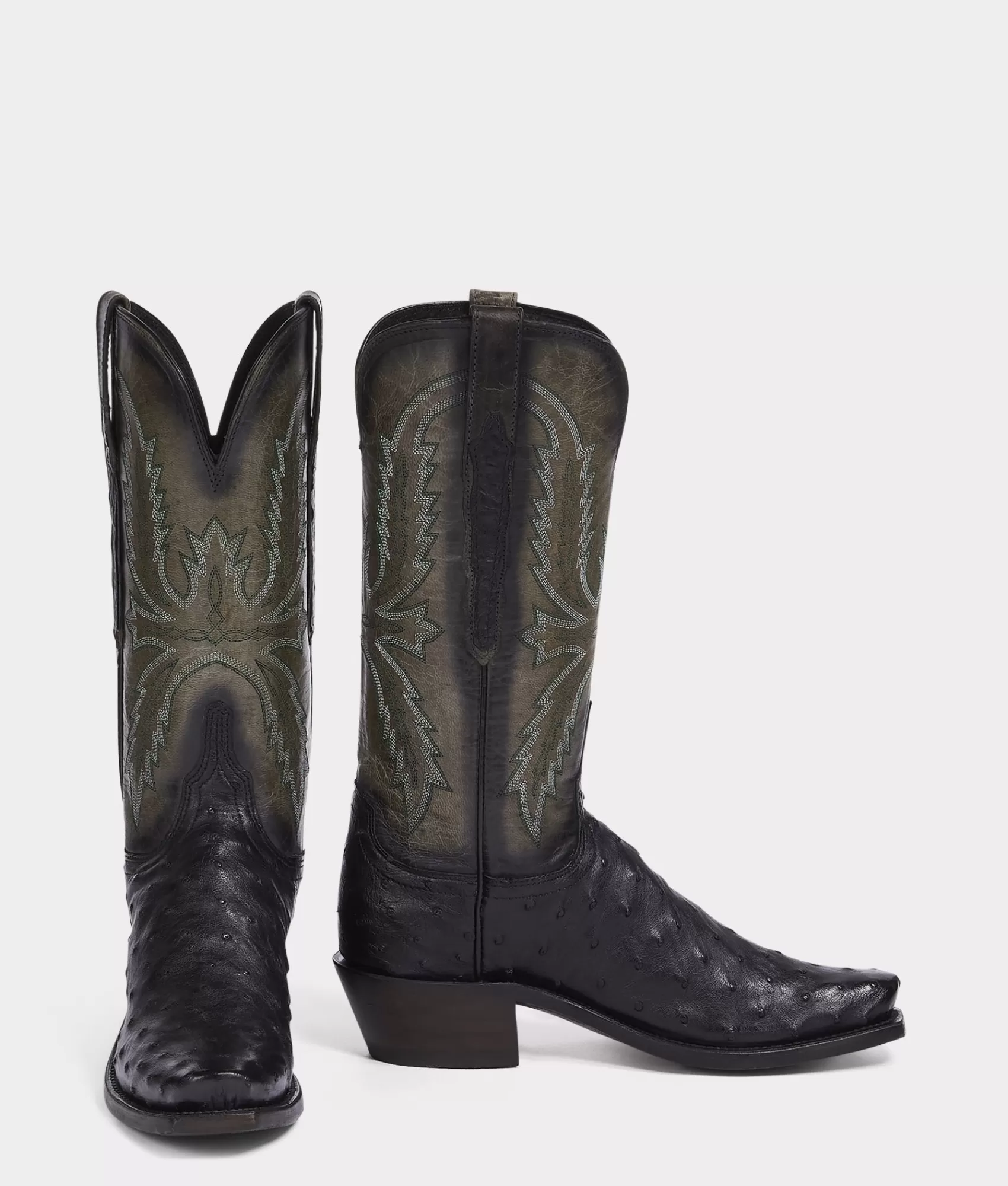 Lucchese Cowboy | Josephine Black+AnthraciteGrey