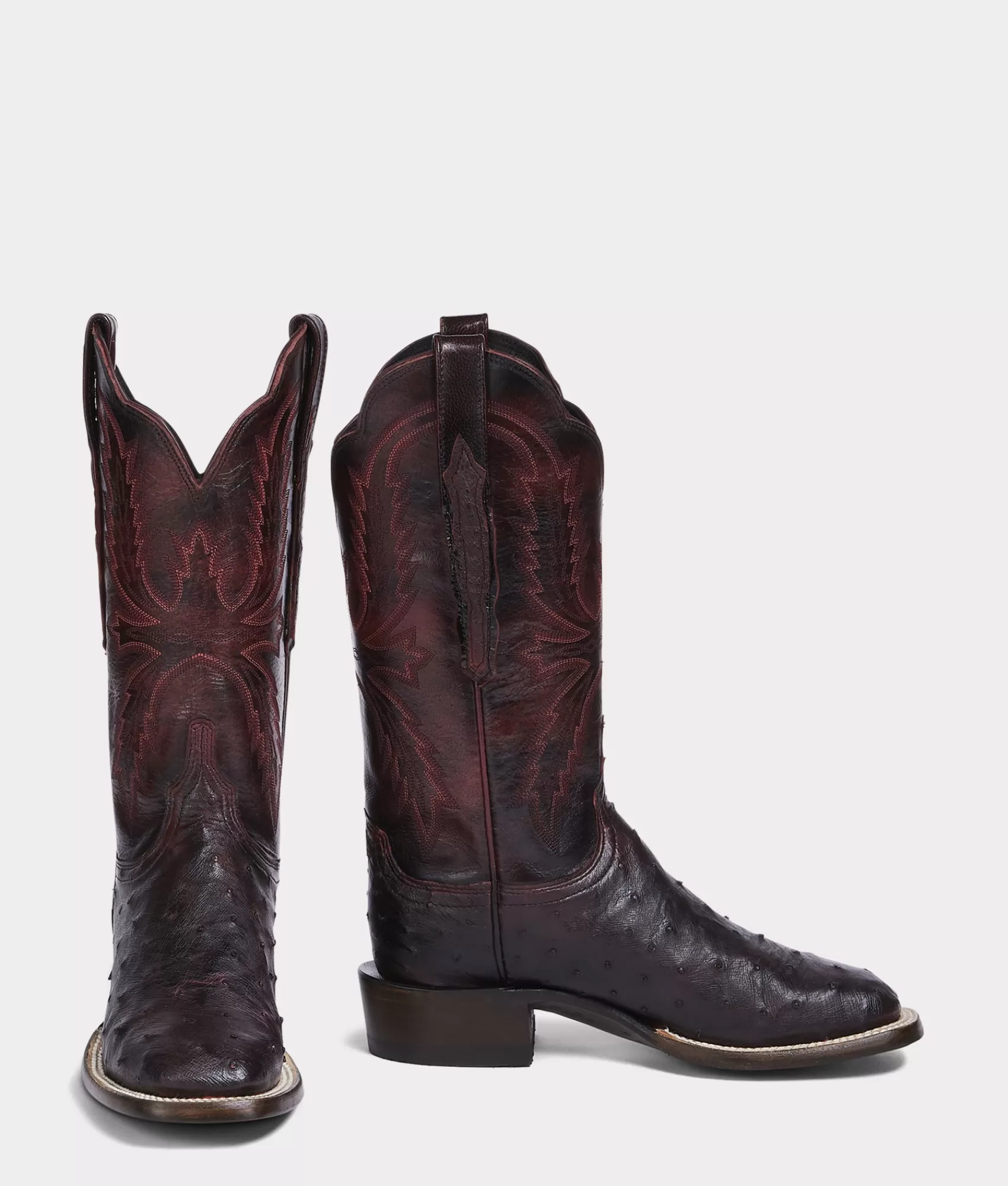 Lucchese Cowboy | Josephine Horseman AntiqueBlackCherry