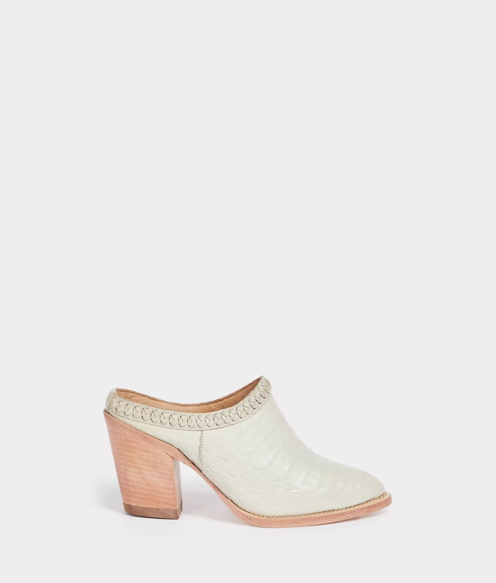 Lucchese Mules | Kim Exotic Cream