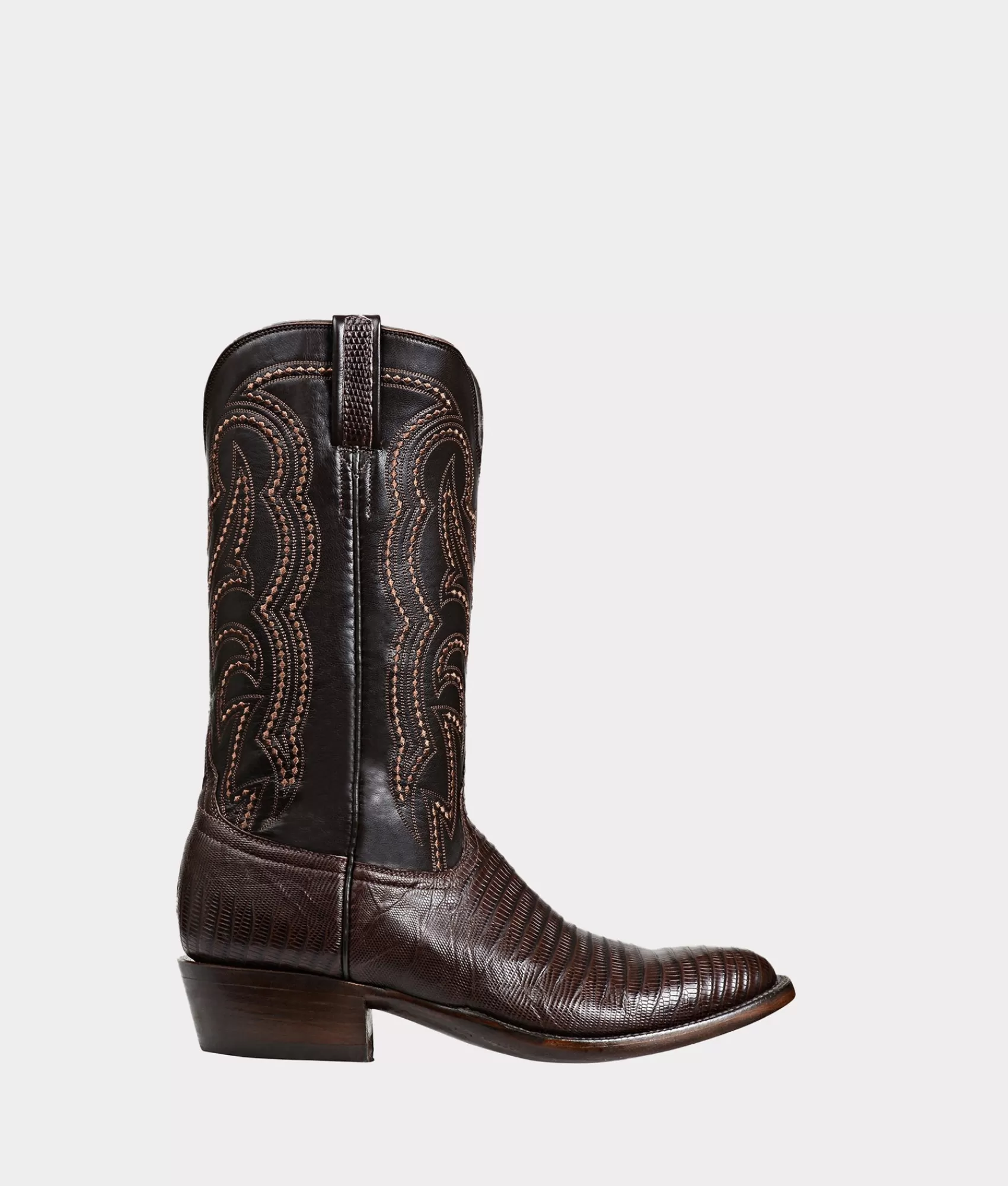 Lucchese Cowboy | Kip Cigar+DarkBrown