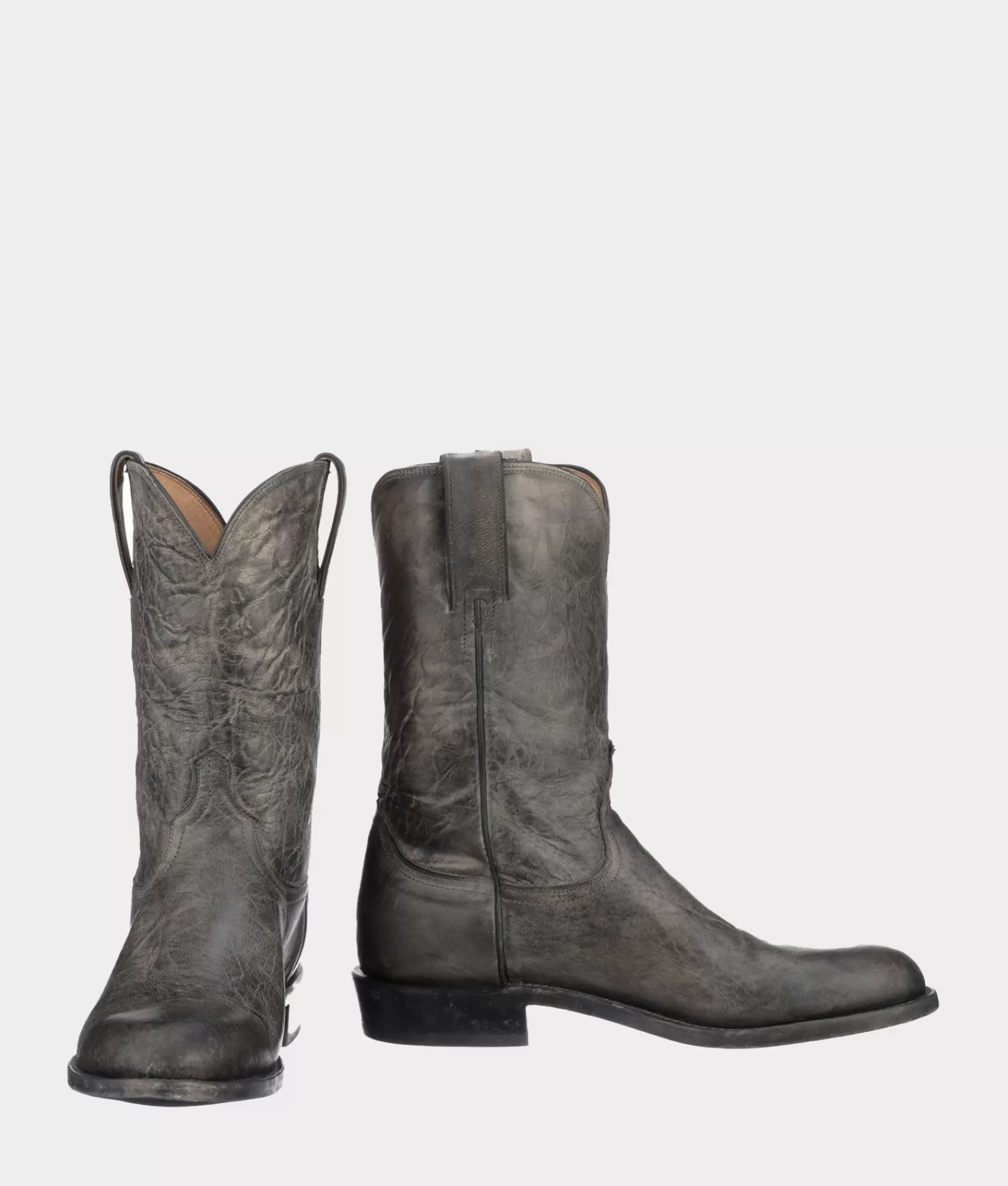 Lucchese Roper | Cowboy | Leadville Roper Anthracite