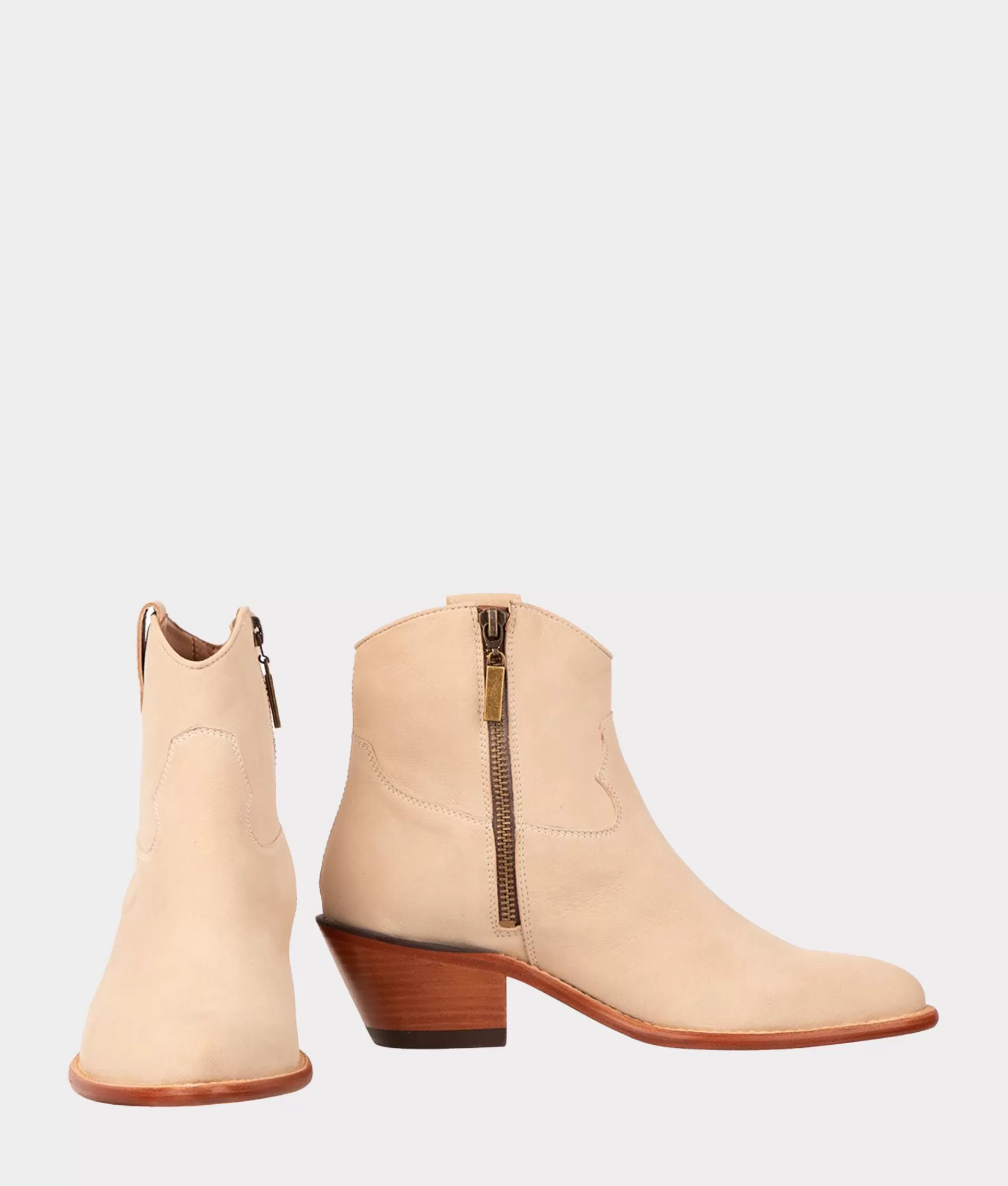 Lucchese Booties | Lilah Cream