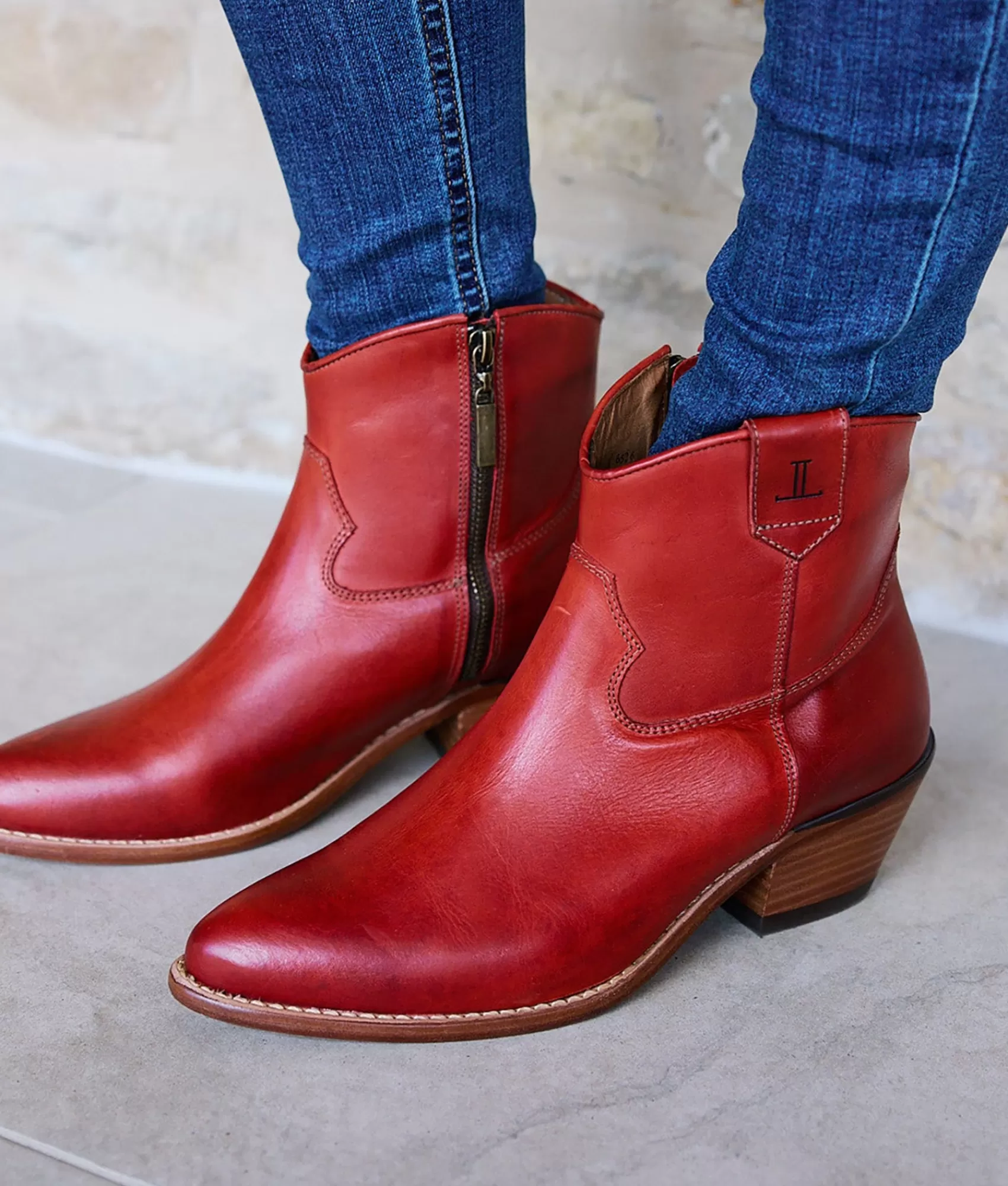 Lucchese Booties | Lilah Crimson