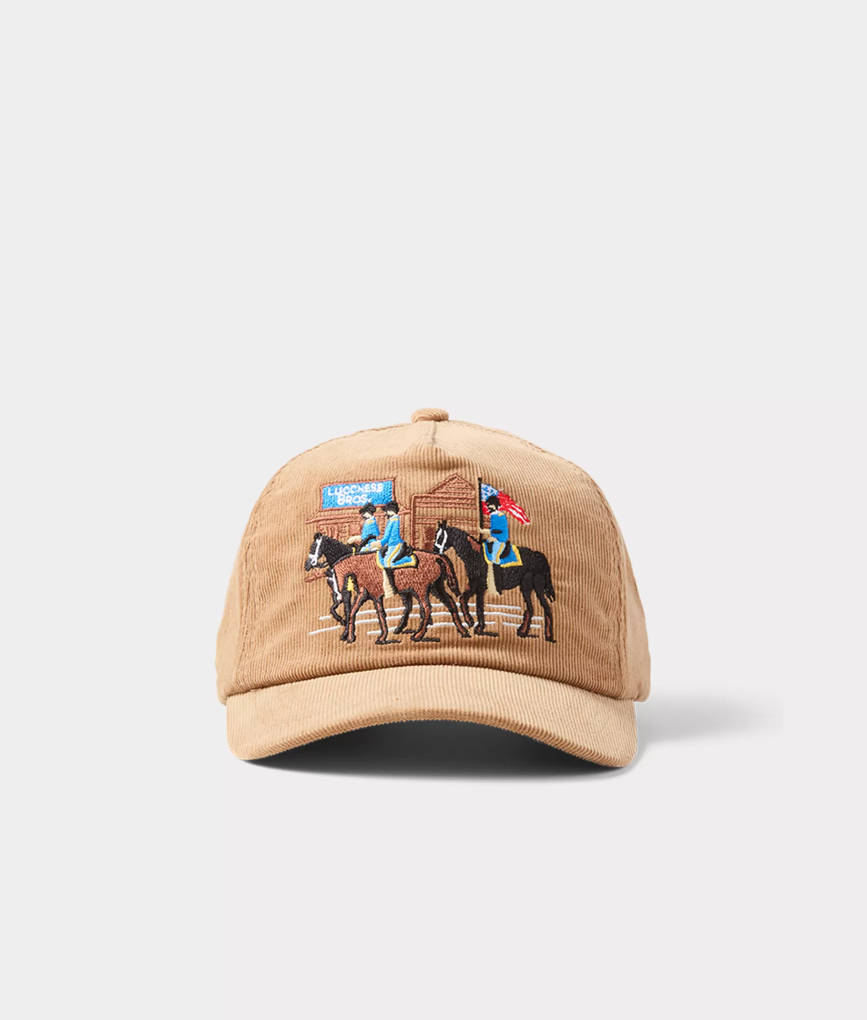 Lucchese Headwear | Headwear | Bros. Corduroy Cap Khaki