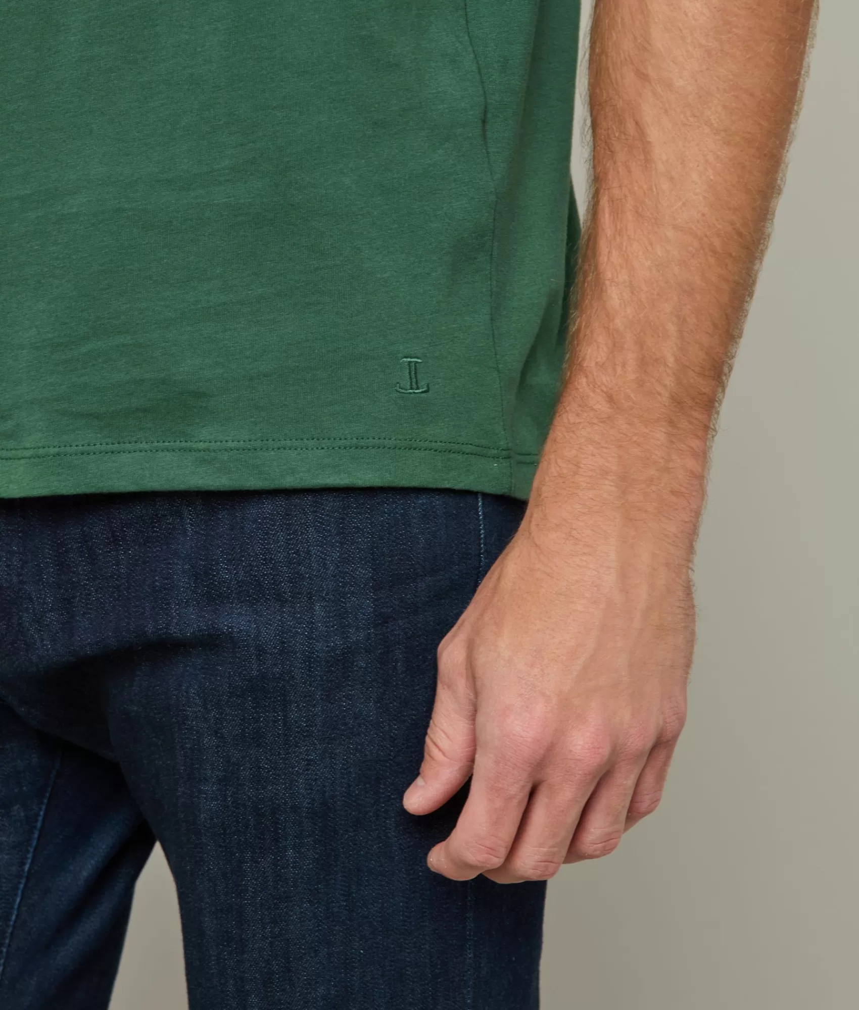 Lucchese Tops | Crew Neck Tee LodenGreen
