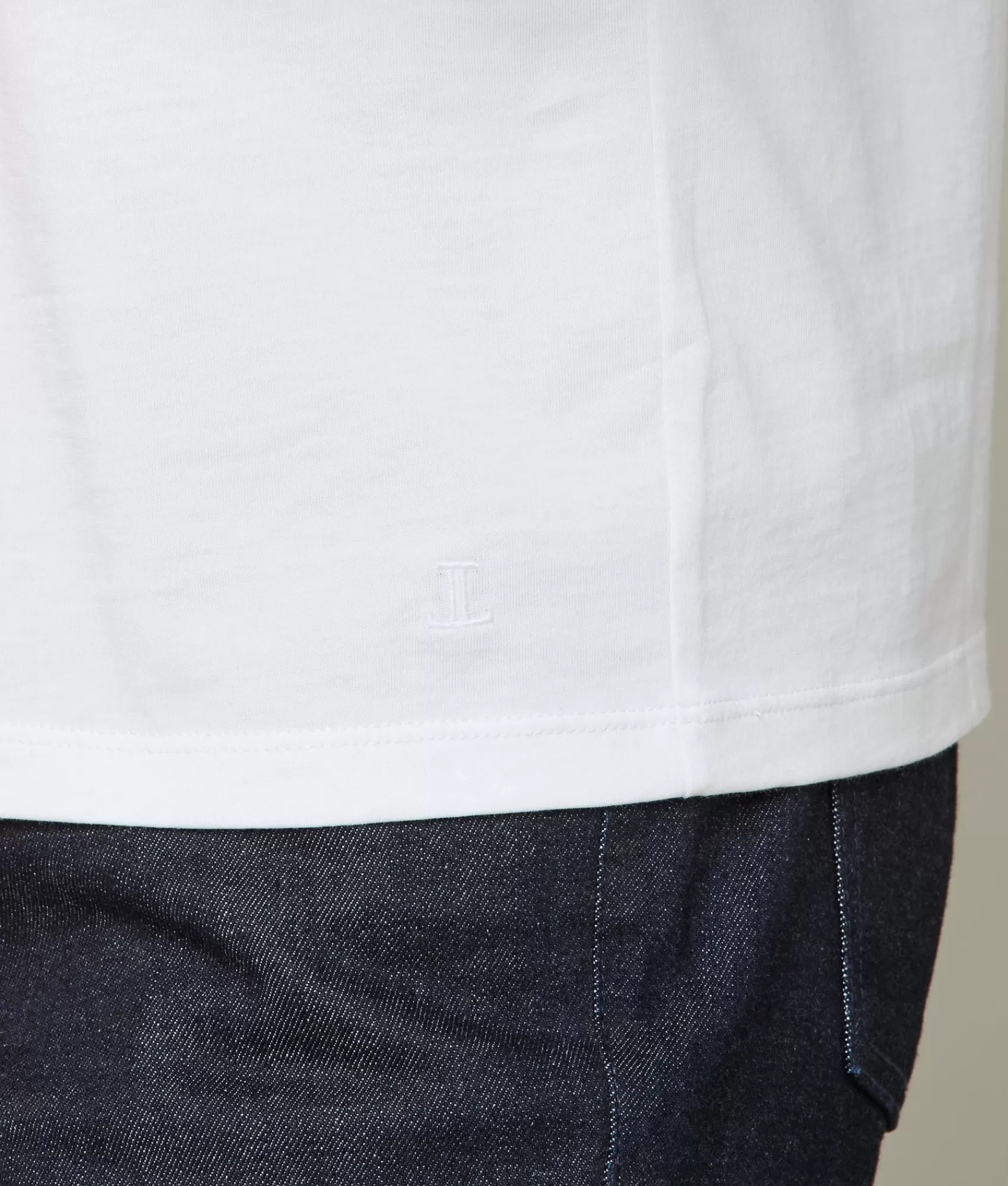Lucchese Tops | Crew Neck Tee White