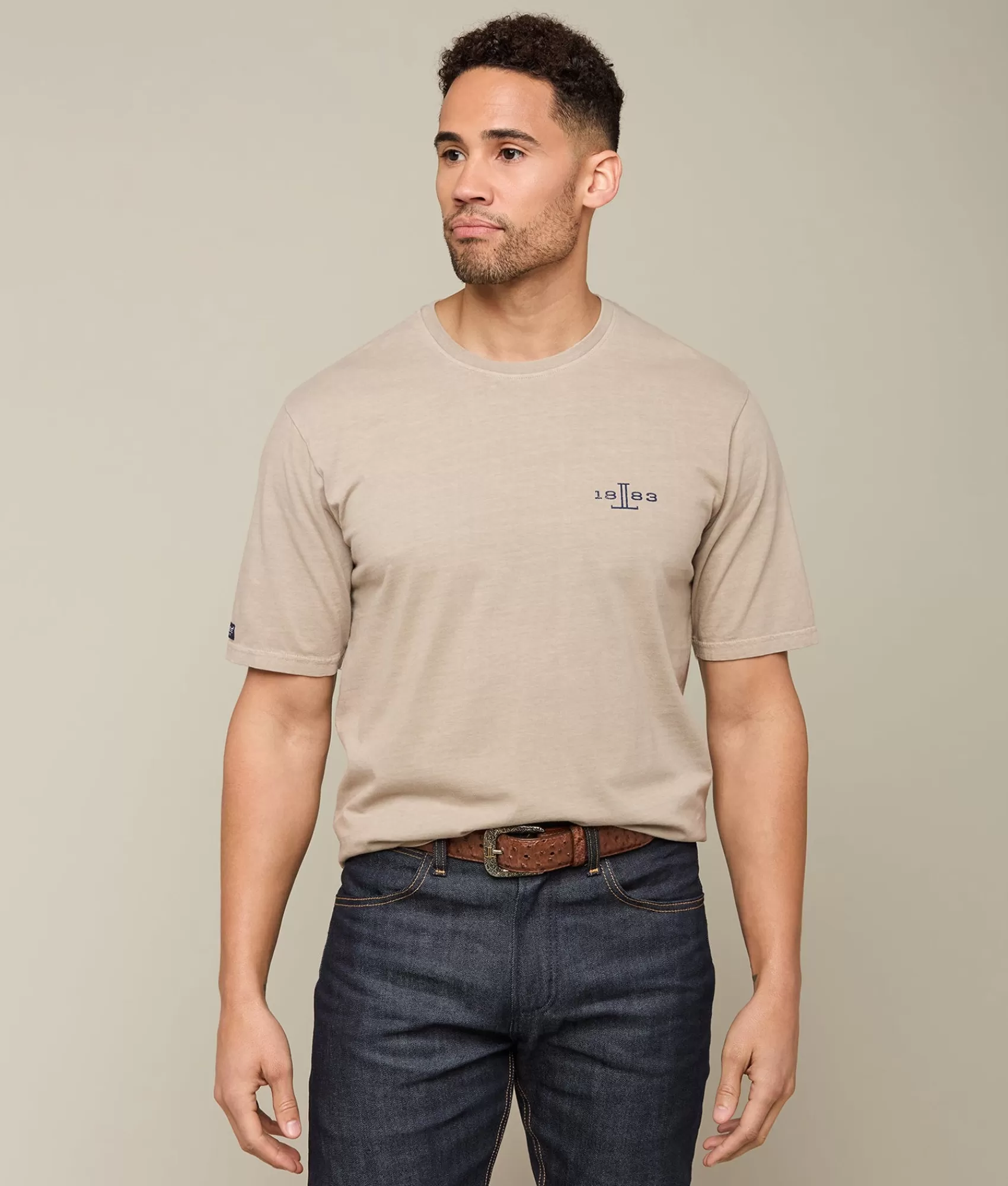 Lucchese Tops | Heritage Tee Sand