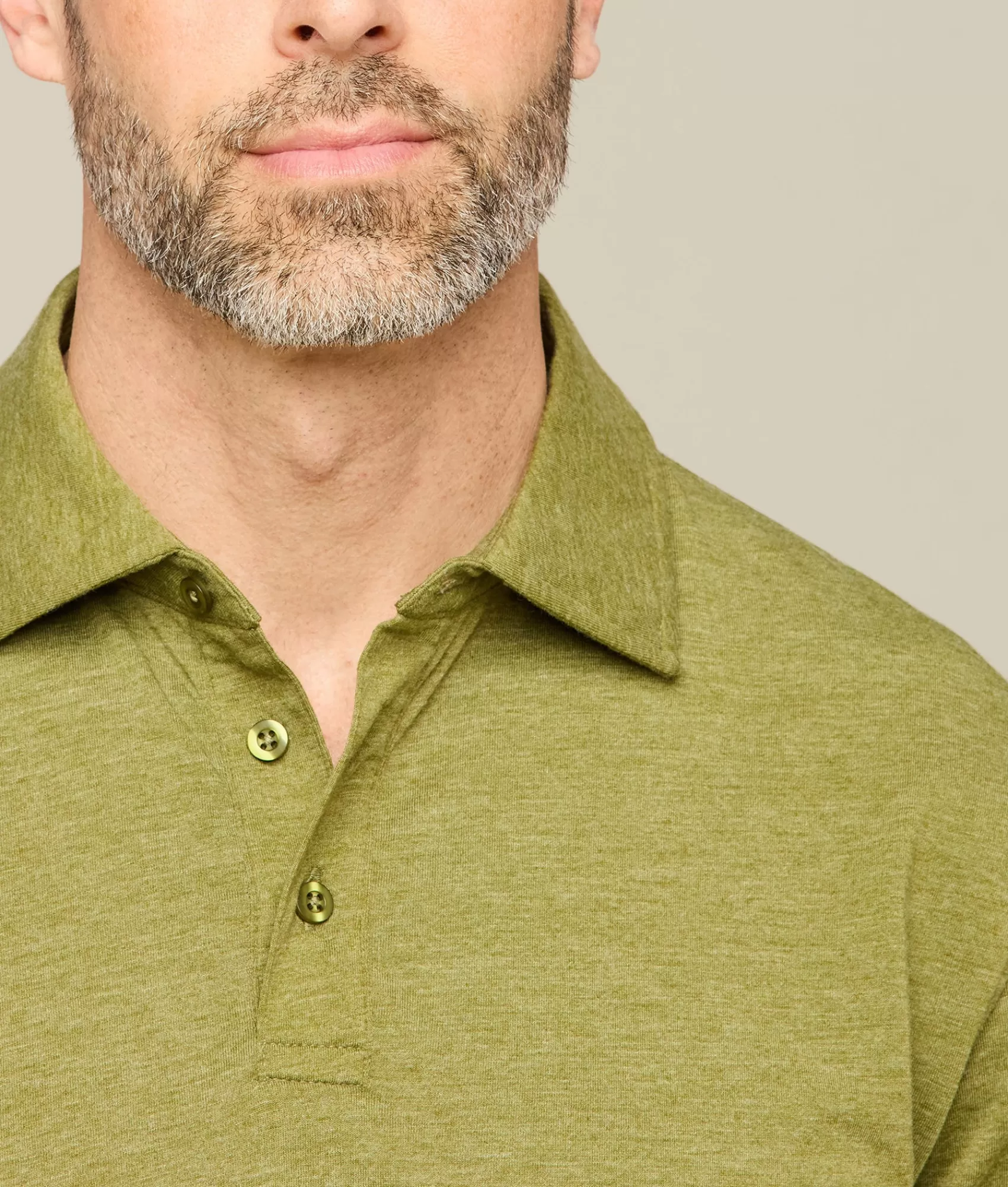 Lucchese Tops | Pima Blend Polo Olive