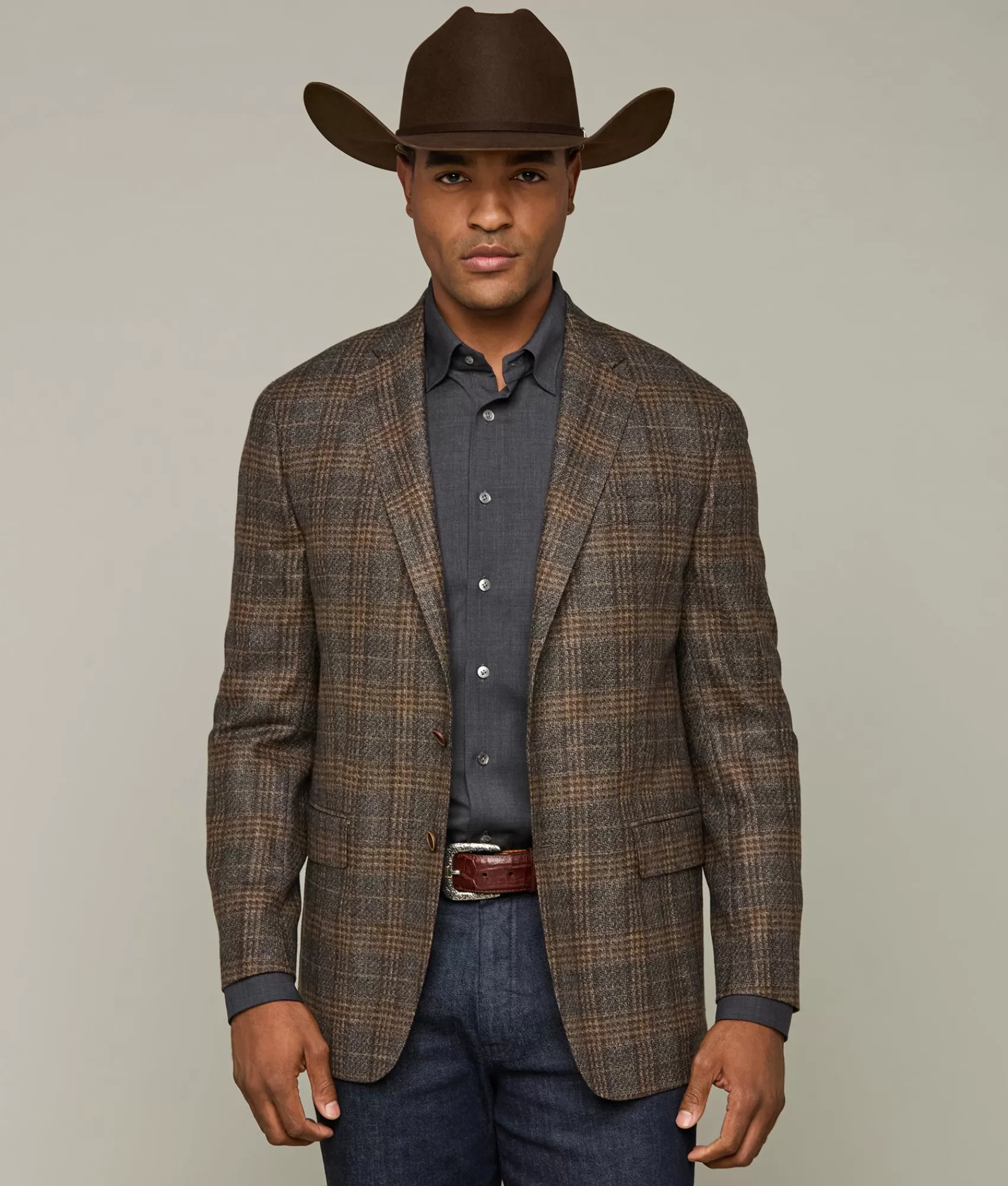 Lucchese Outerwear | Sport Coat Black/Brown