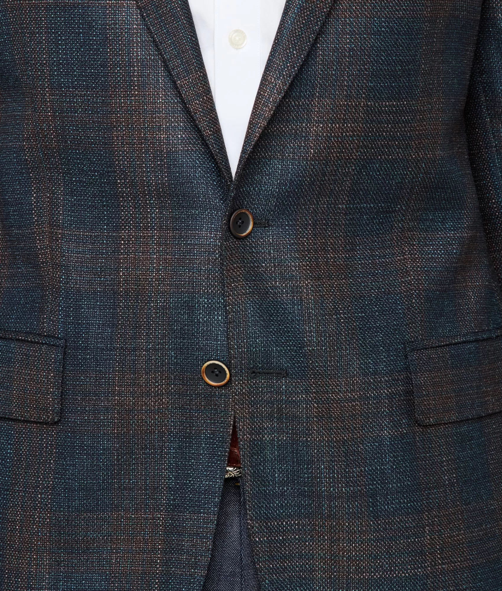 Lucchese Outerwear | Sport Coat Teal/BrownPlaid