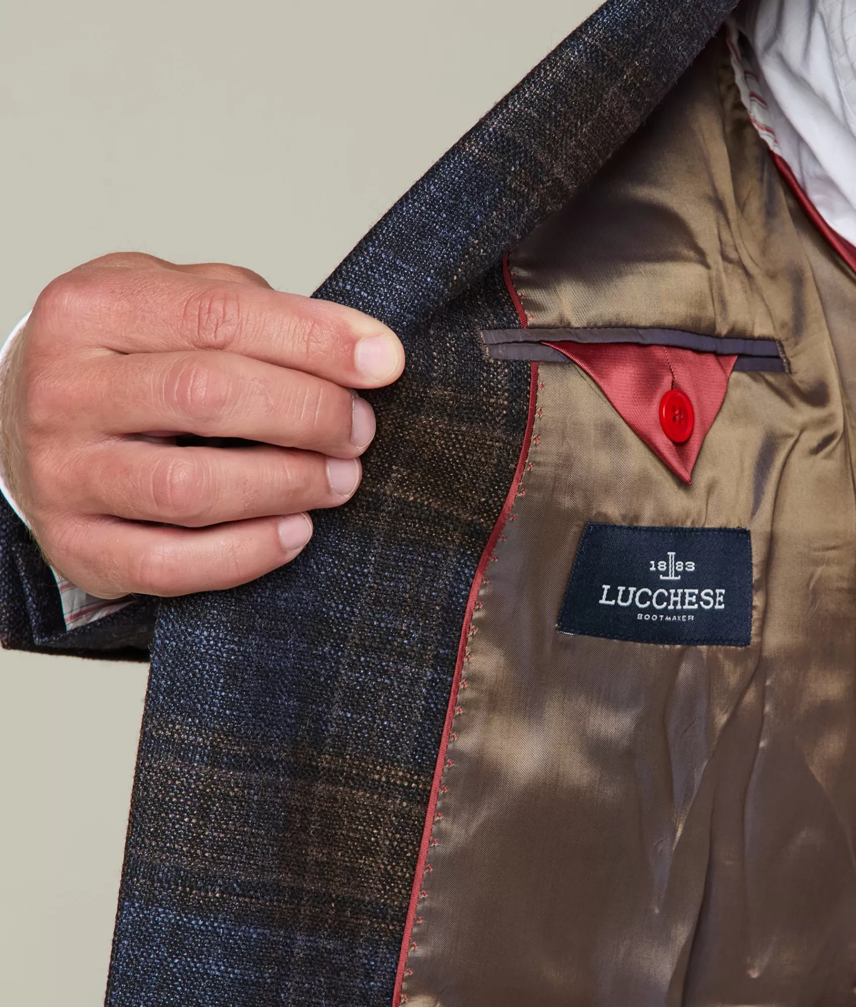 Lucchese Outerwear | Sport Coat Blue/TanPlaid