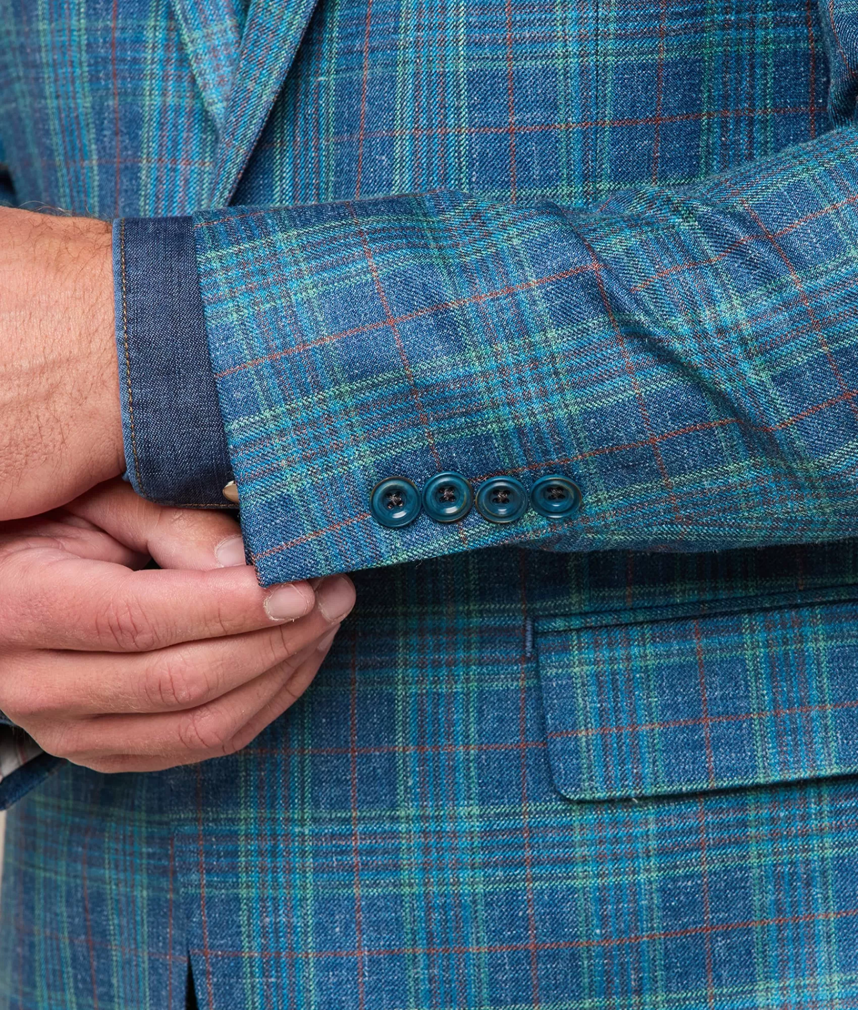 Lucchese Outerwear | Sport Coat Blue/Green/RedPlaid