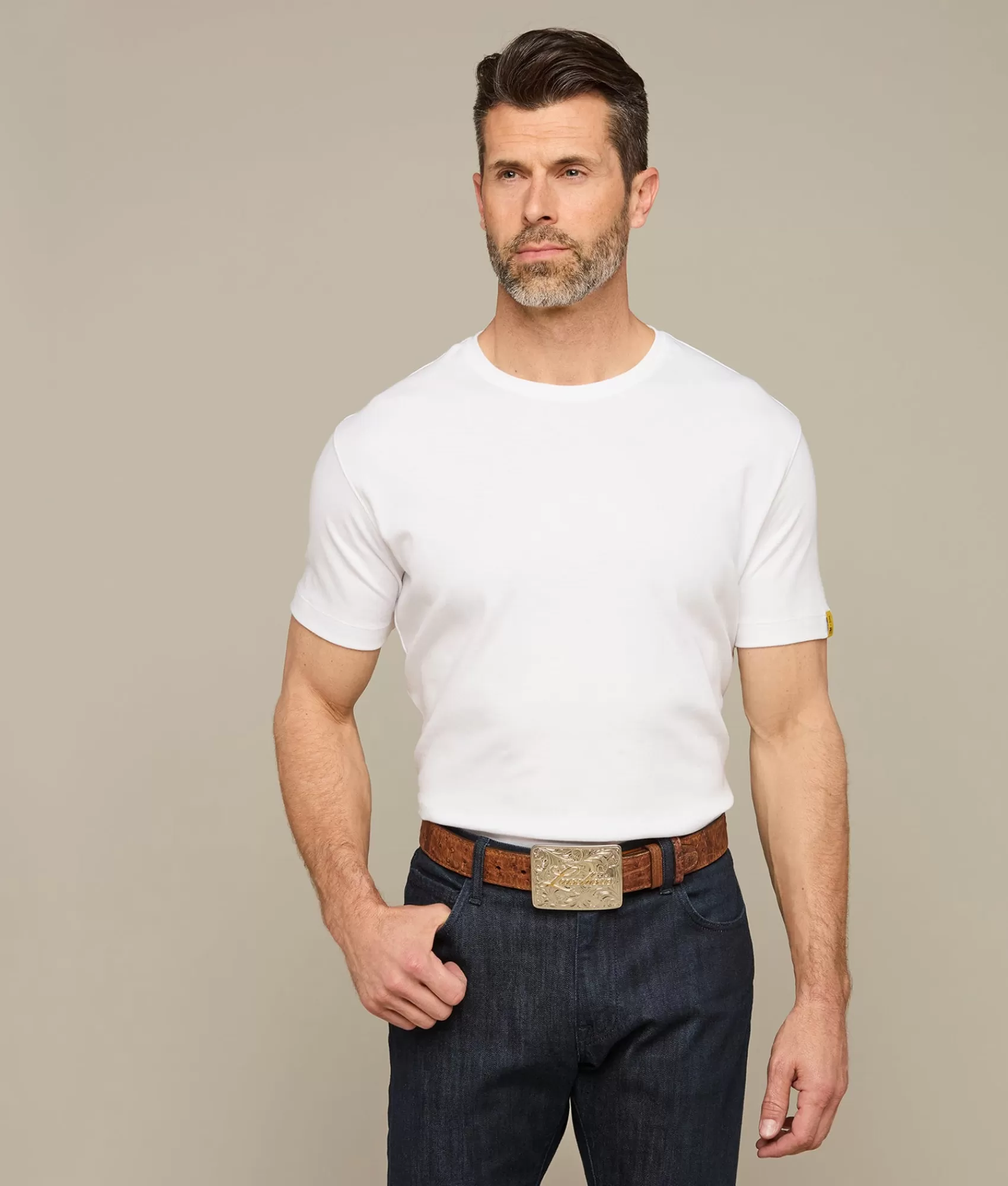 Lucchese Tops | x Parker McCollum Pima Cotton Tee White