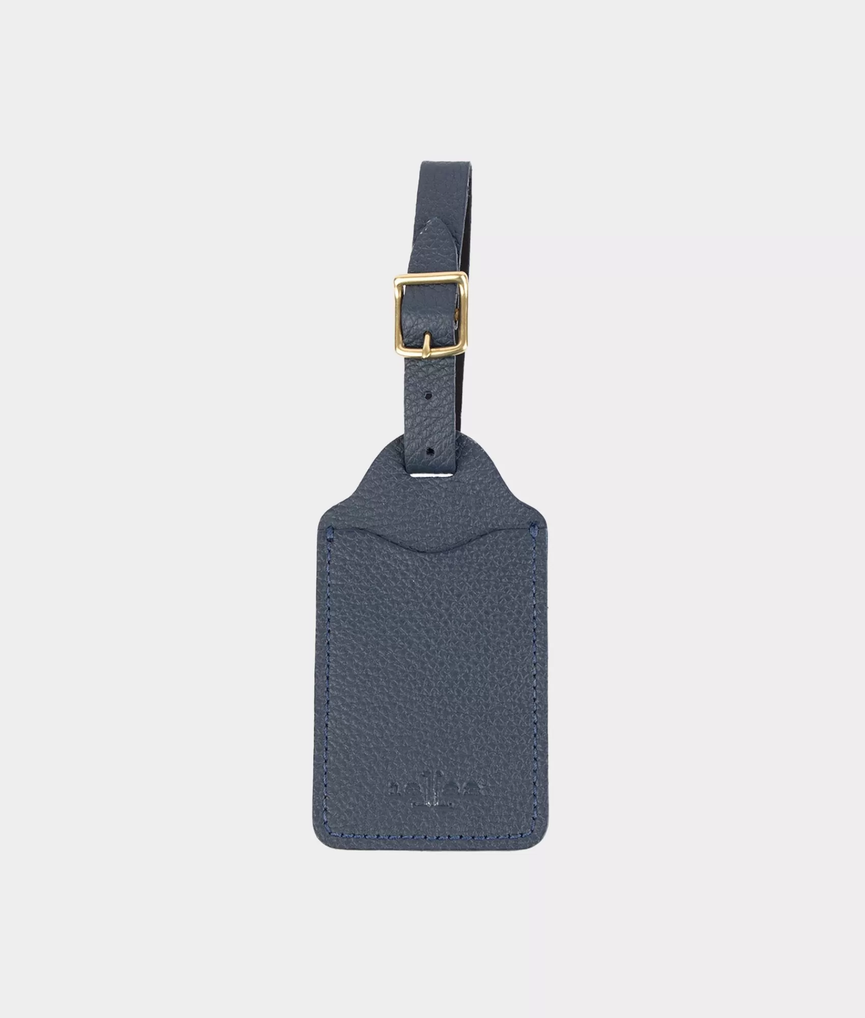Lucchese Small Leather Goods | Luggage Tag Passport Duo NavyBlue
