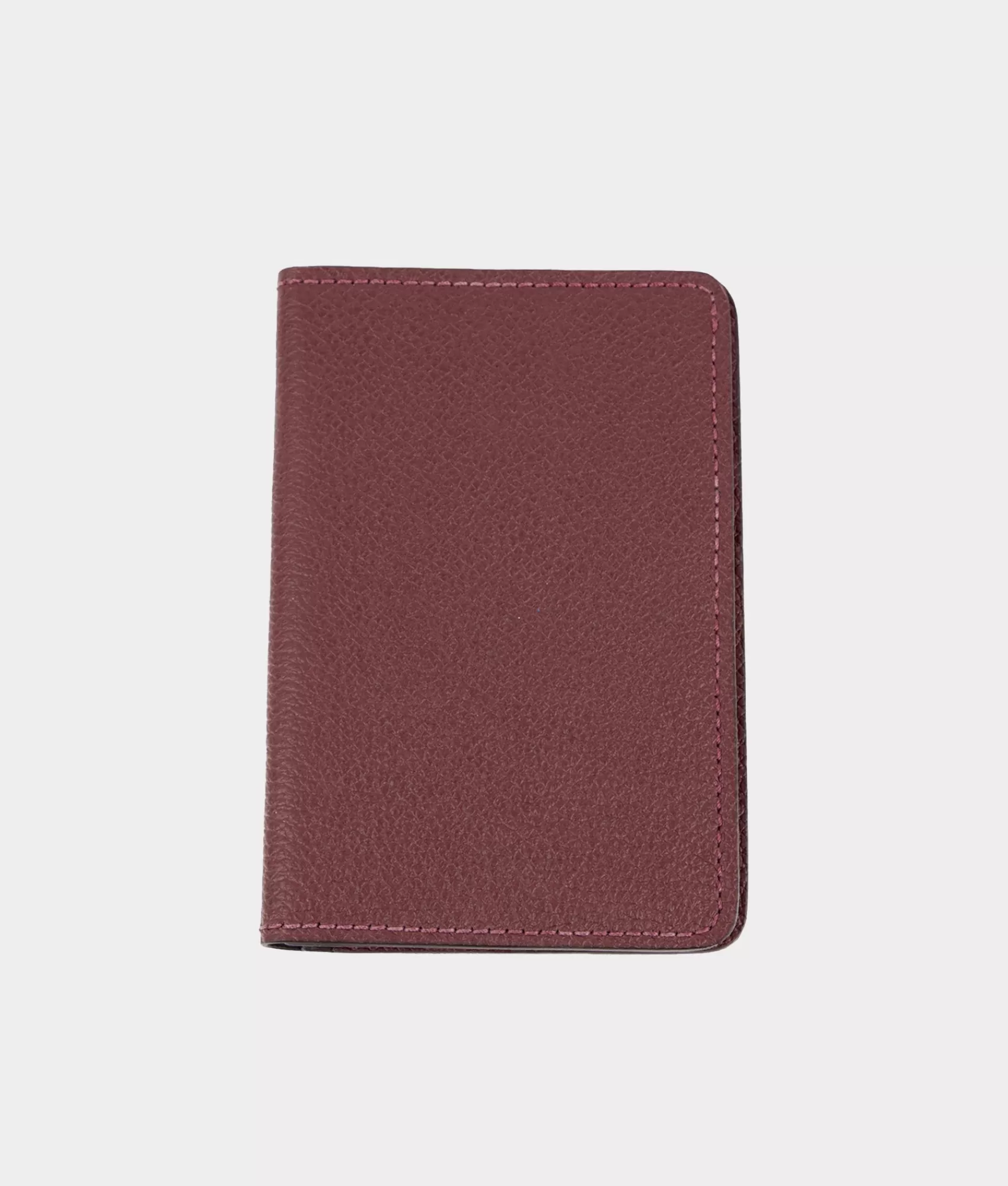 Lucchese Small Leather Goods | Luggage Tag Passport Duo Bordeaux