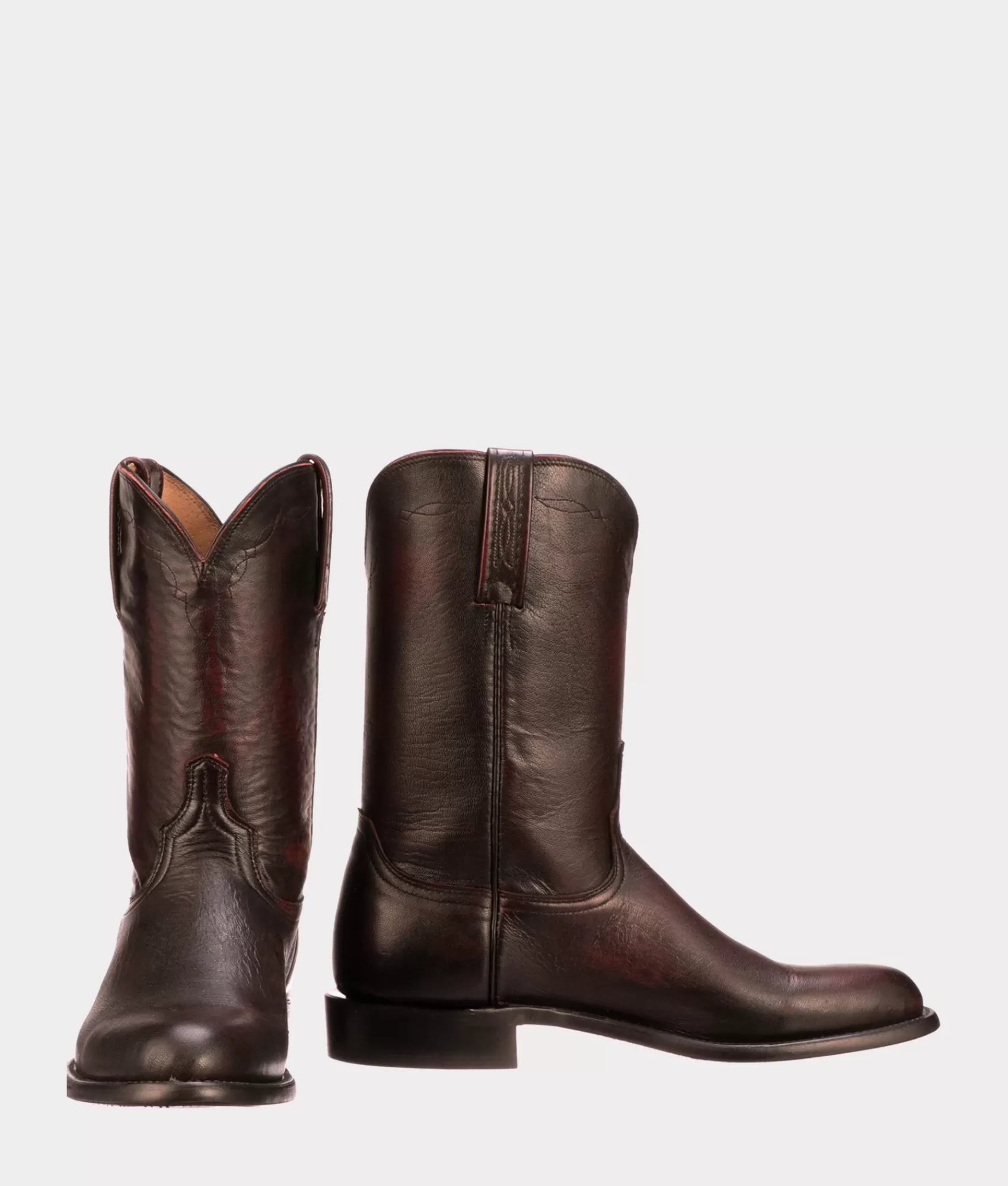 Lucchese Roper | Cowboy | Majestic Roper BlackCherry