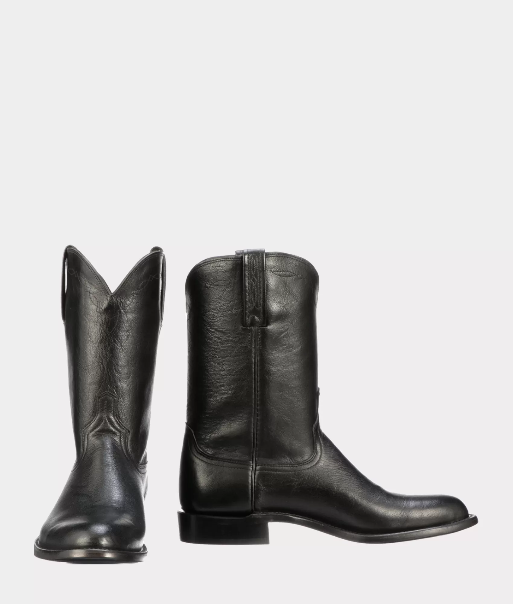 Lucchese Cowboy | Roper | Majestic Roper Black