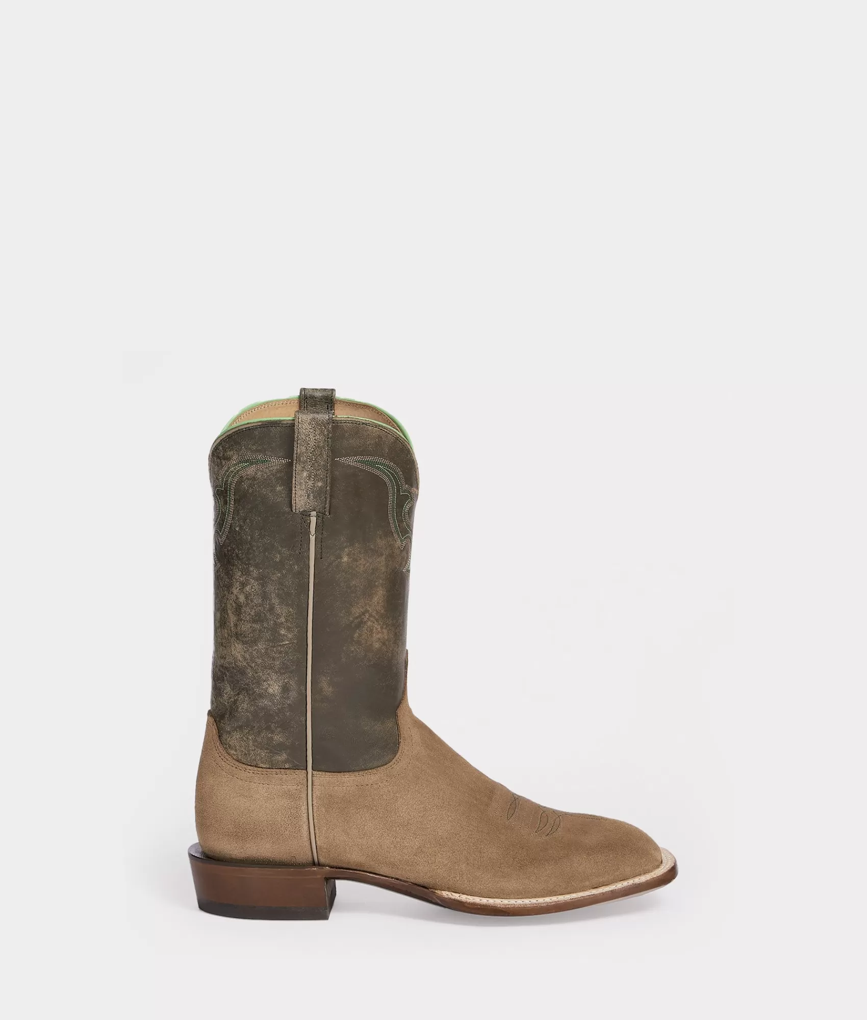 Lucchese Horseman | Cowboy | Martin Suede Olive