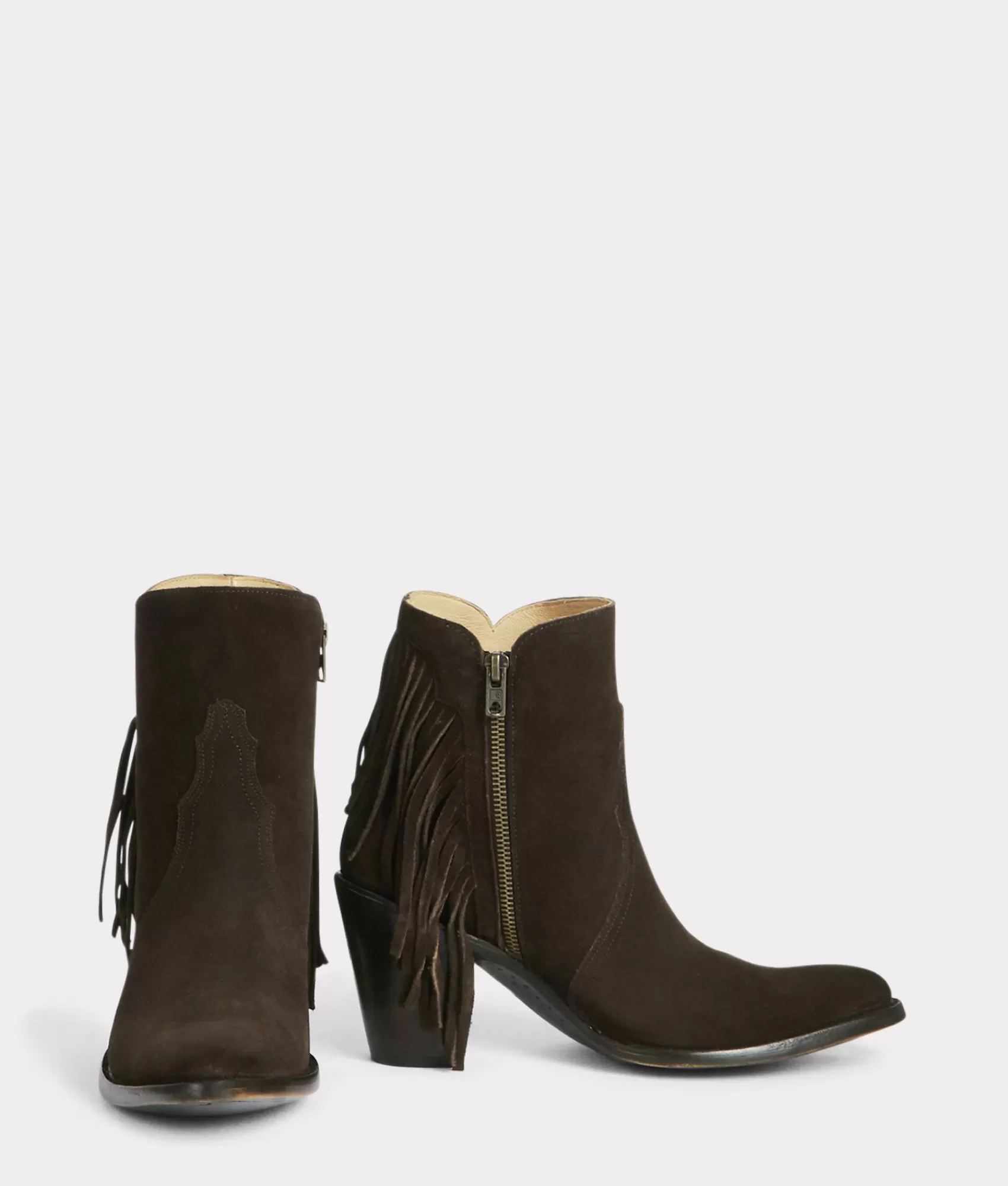Lucchese Booties | Cowboy | Maypop Chocolate