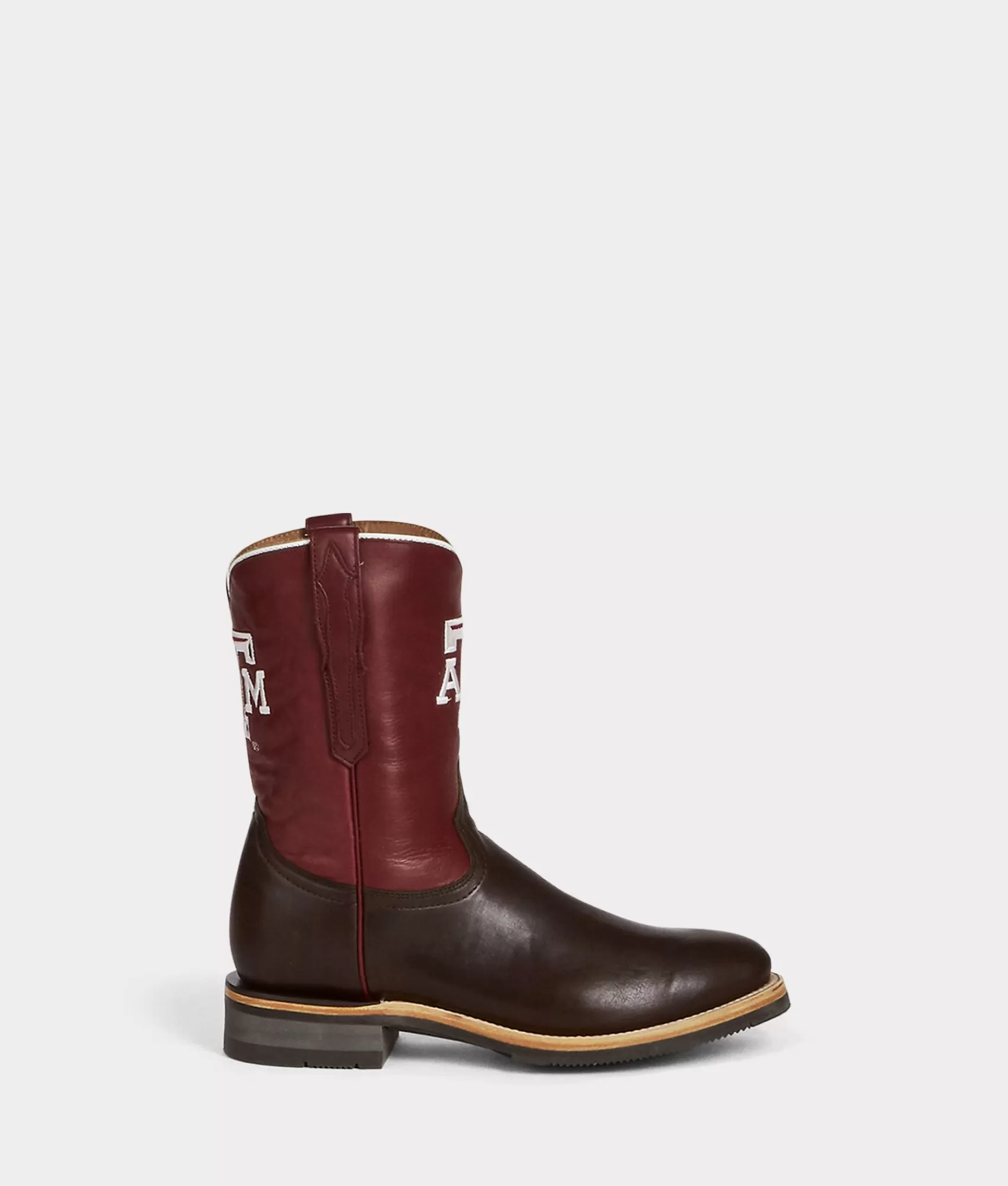 Lucchese Barn Boots | Men's A&M Roper Barn Boot Chocolate