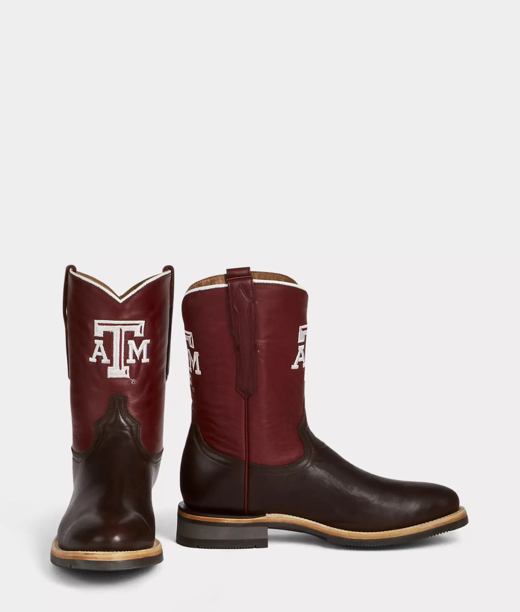 Lucchese Barn Boots | Men's A&M Roper Barn Boot Chocolate