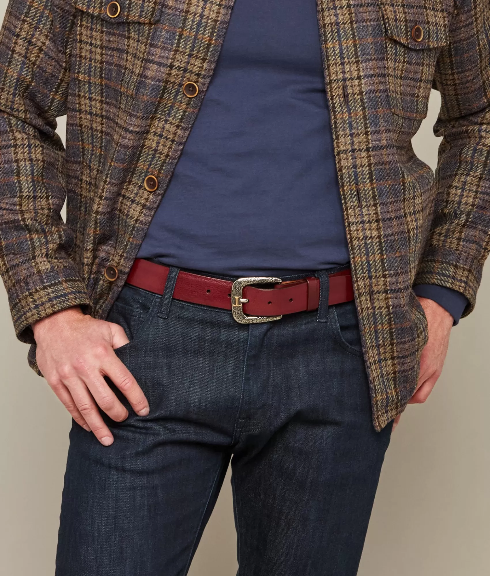 Lucchese Belts & Belt Accessories | Mens Dress Belt Burgundy