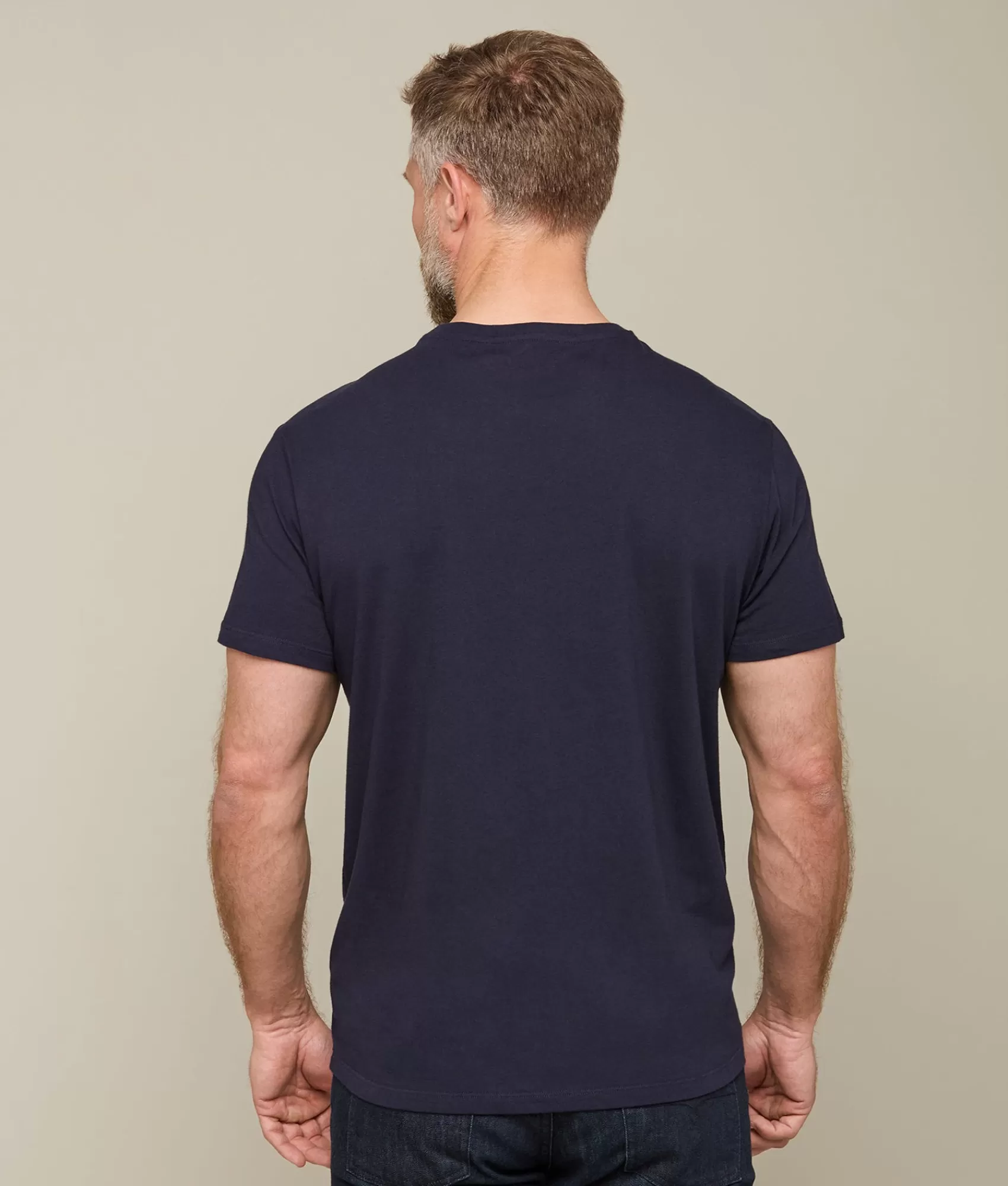 Lucchese Tops | Men's Classic Embroidered Tee Navy