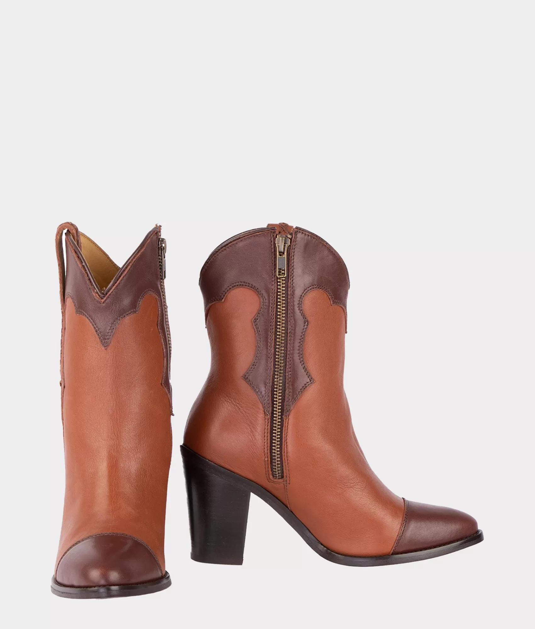 Lucchese Booties | Michelle Cognac