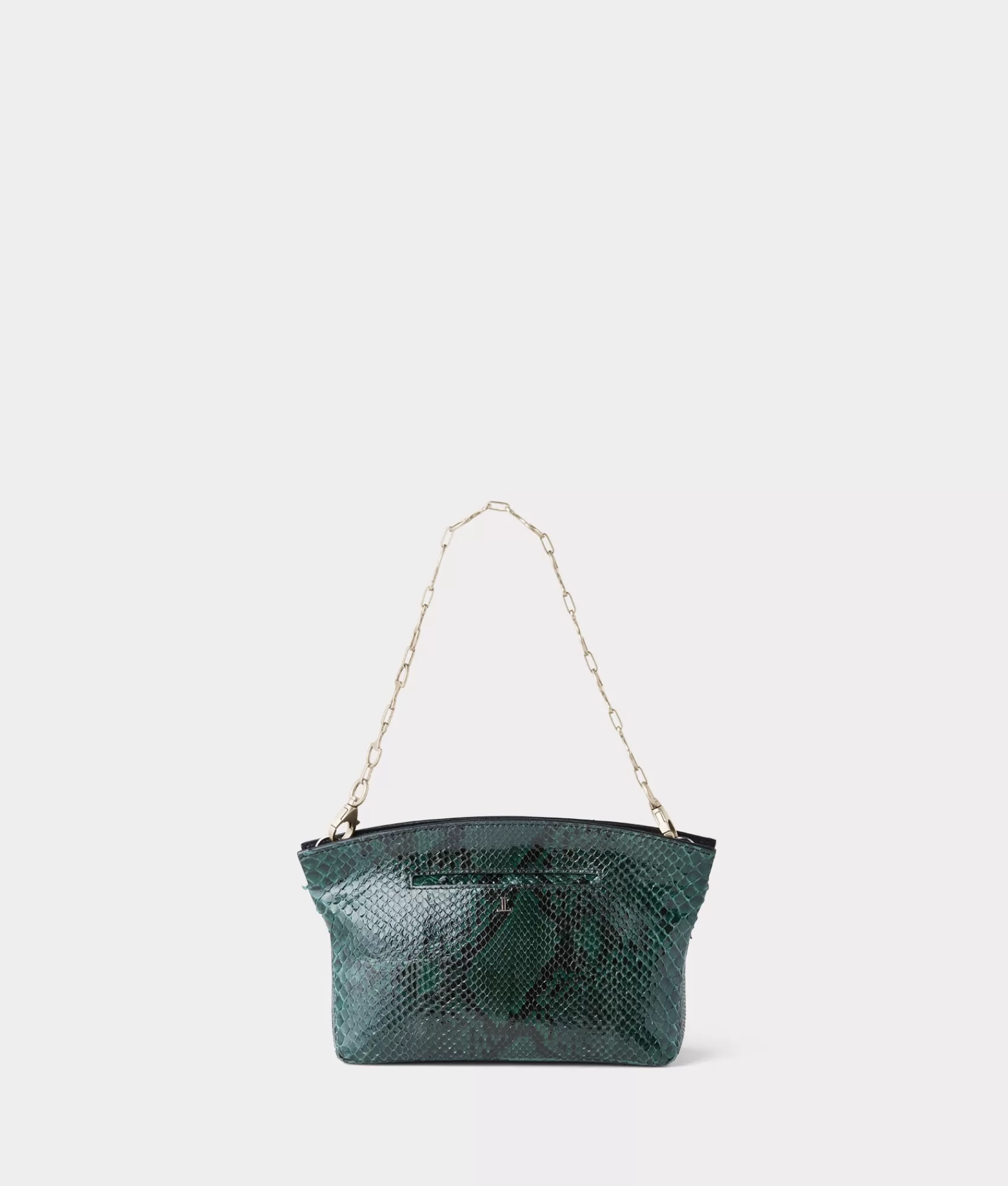 Lucchese Handbags | Mini Elle Exotic Clutch Emerald