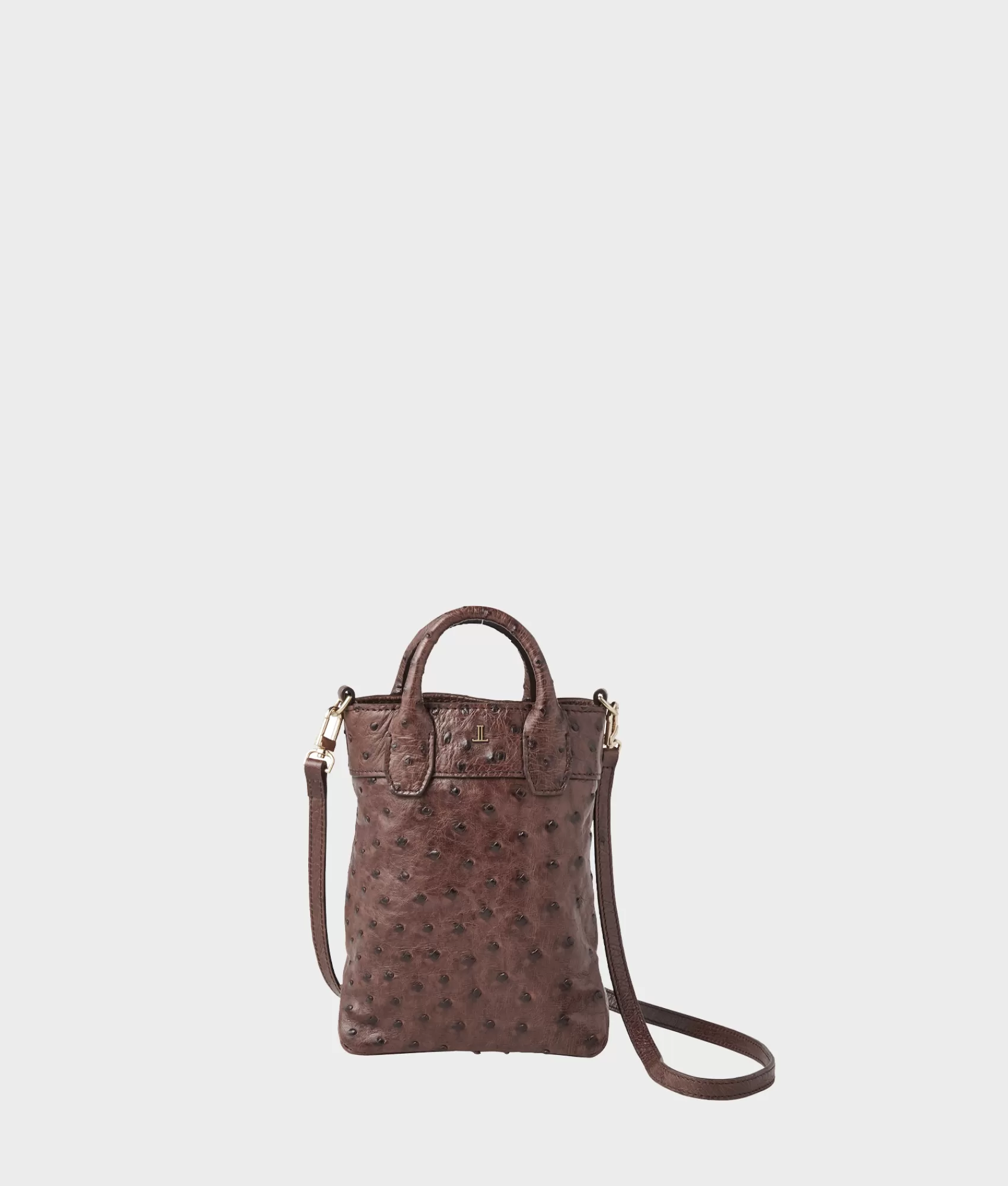 Lucchese Handbags | Mini Lola Exotic Shopper Chocolate