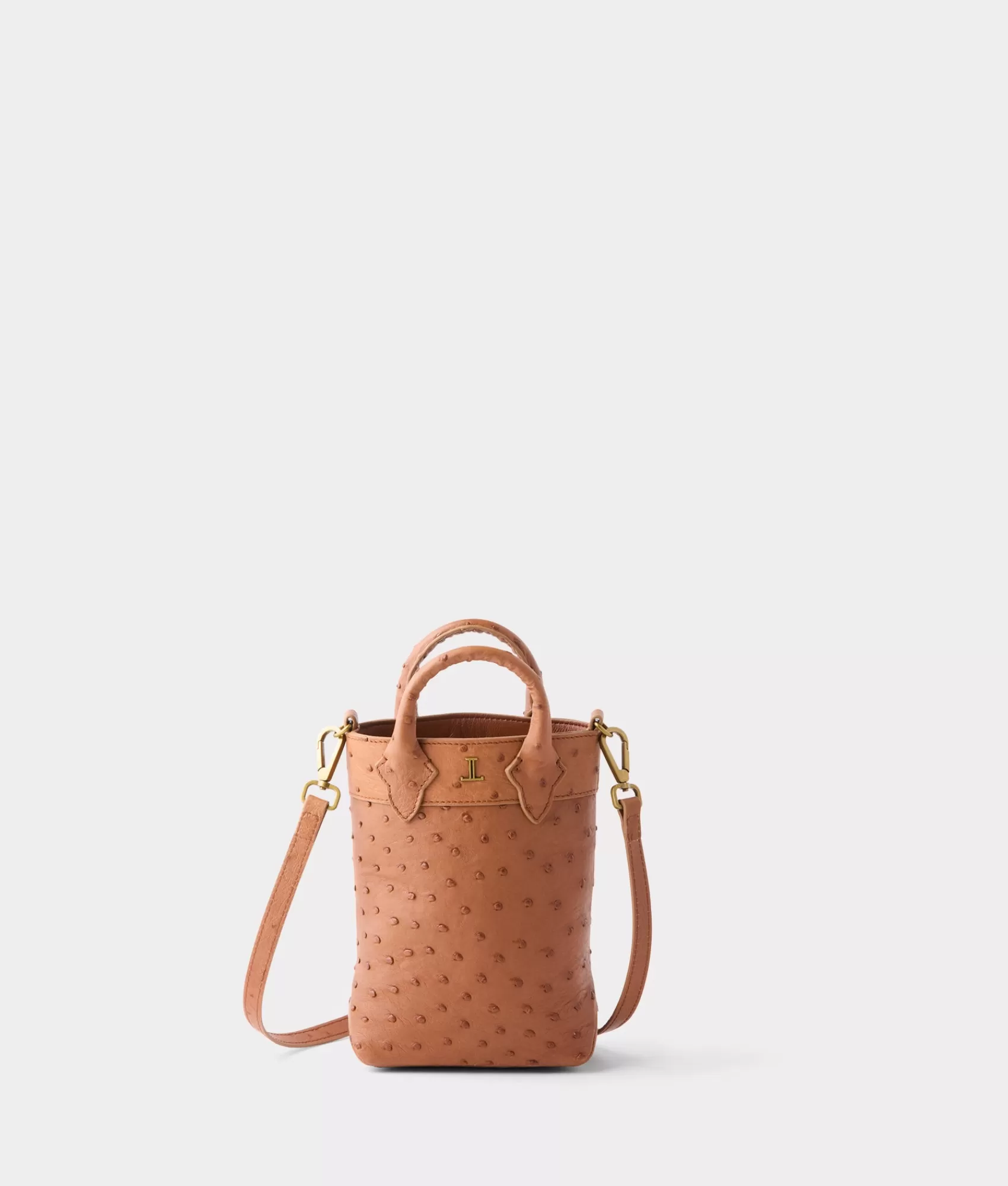 Lucchese Handbags | Mini Lola Exotic Shopper RumTan