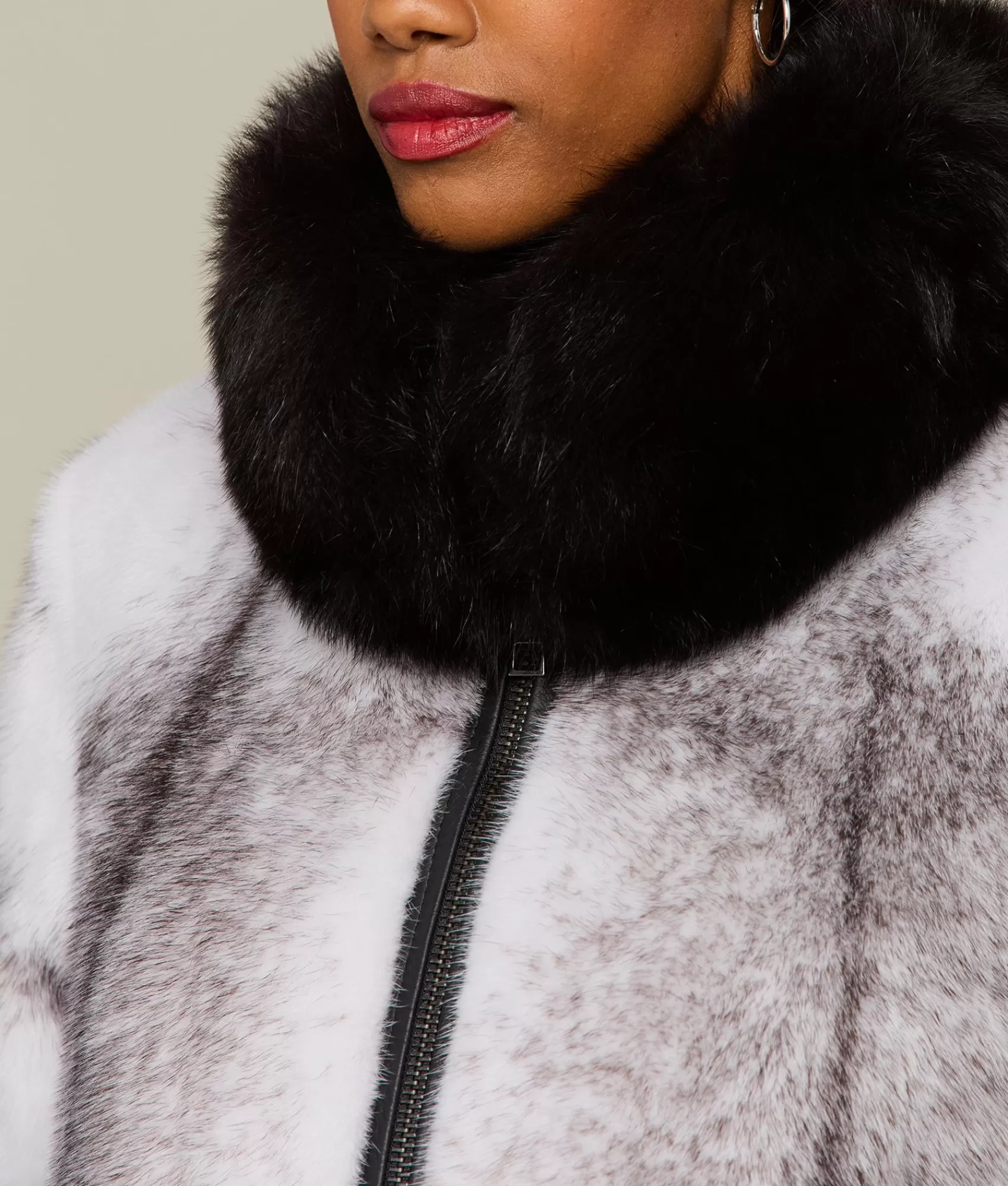 Lucchese Furs | Outerwear | Mink Bomber Jacket BlackCross