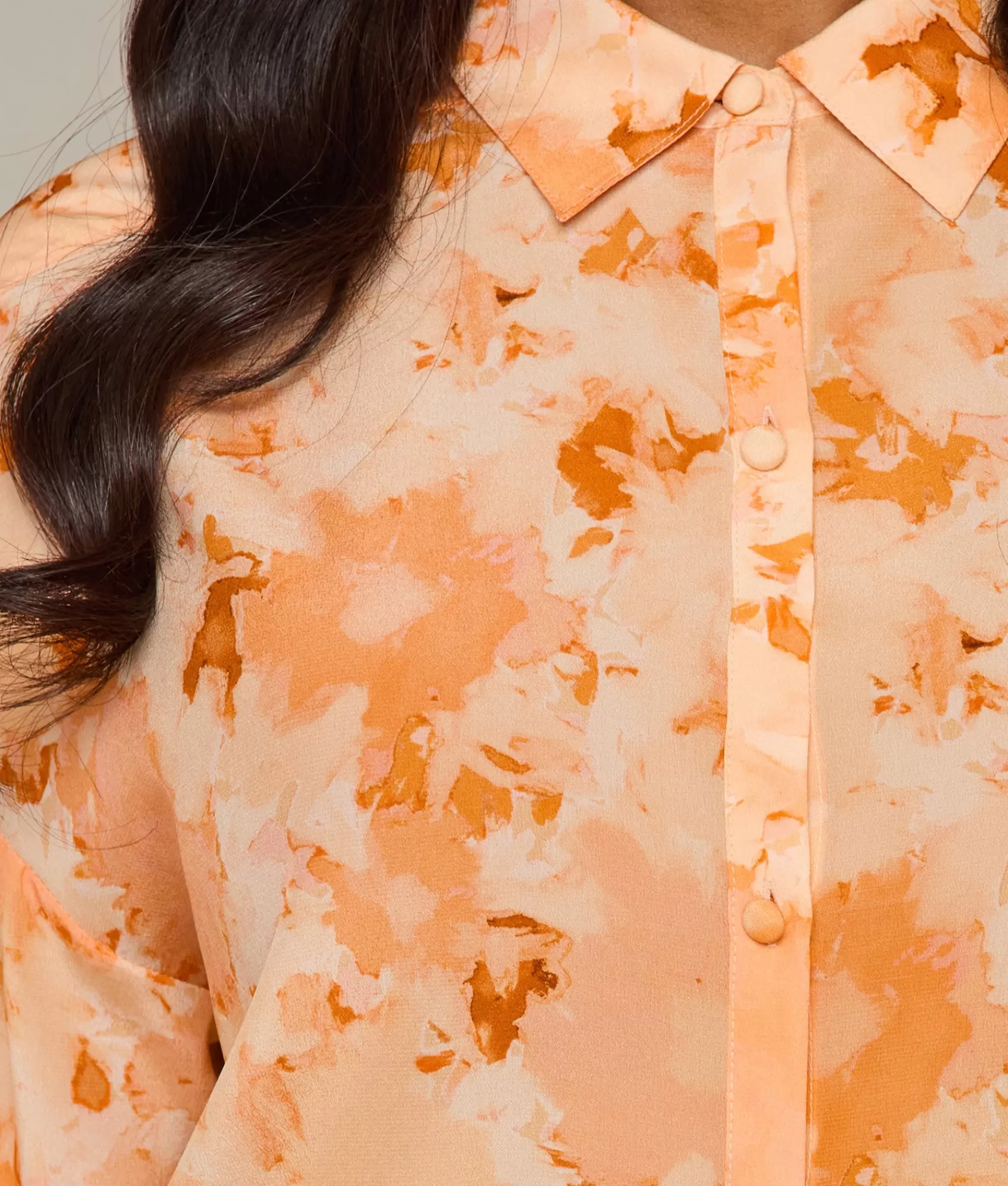 Lucchese Tops | Nassau Blouse Orange