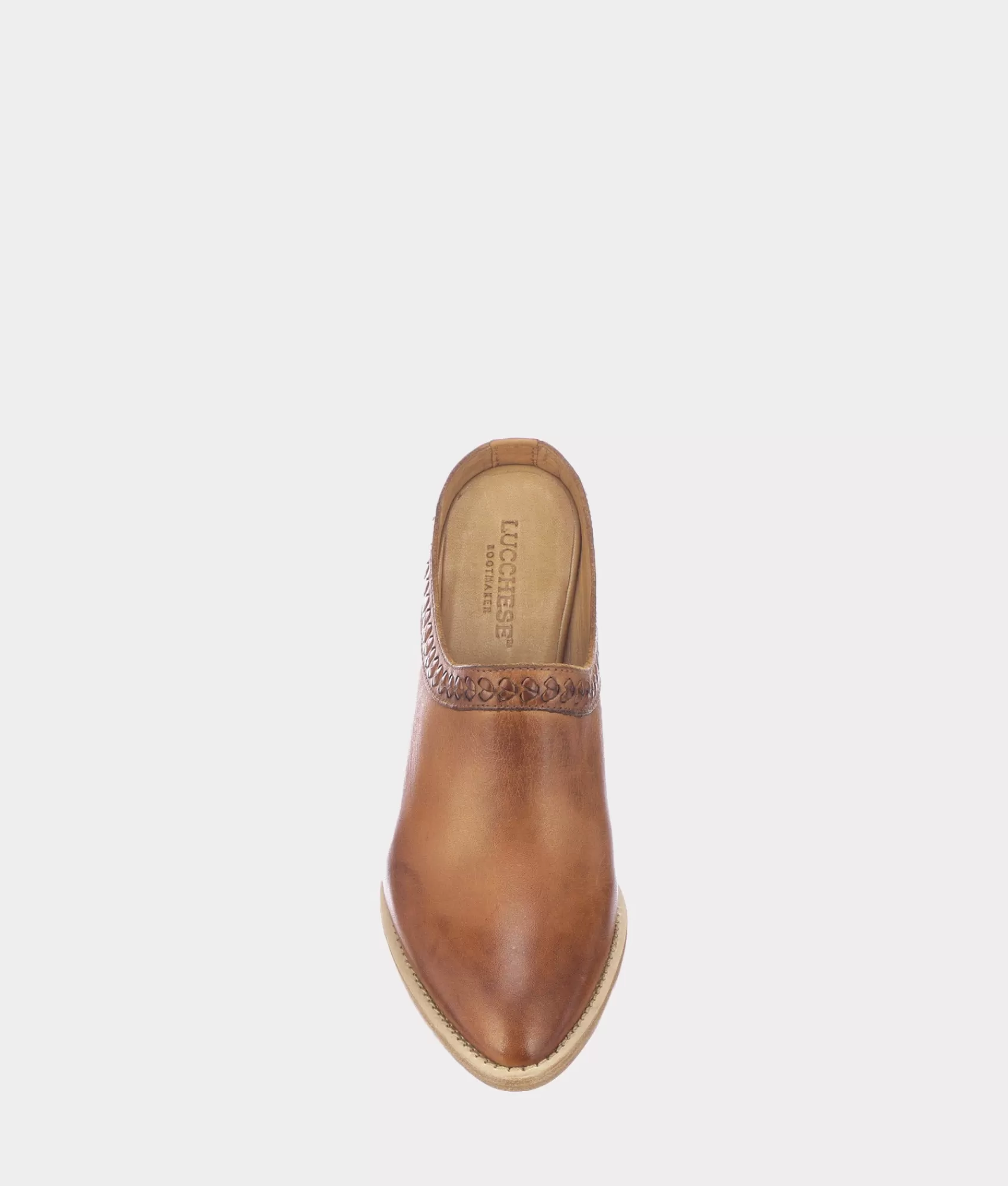 Lucchese Mules | Patti GoldenTan