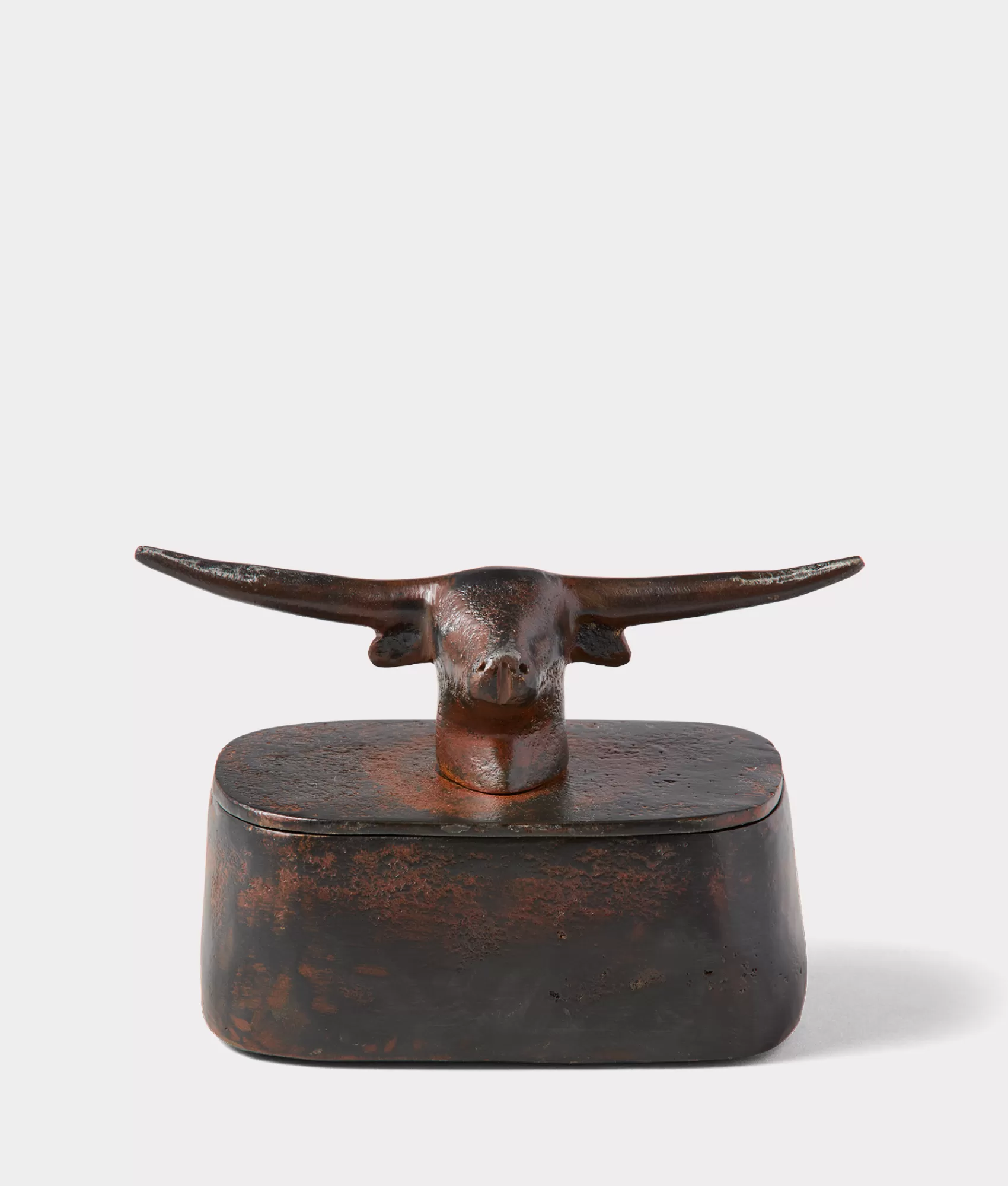 Lucchese Decorative Objects | Decorative Objects | Premio Toro Petite Box Rust