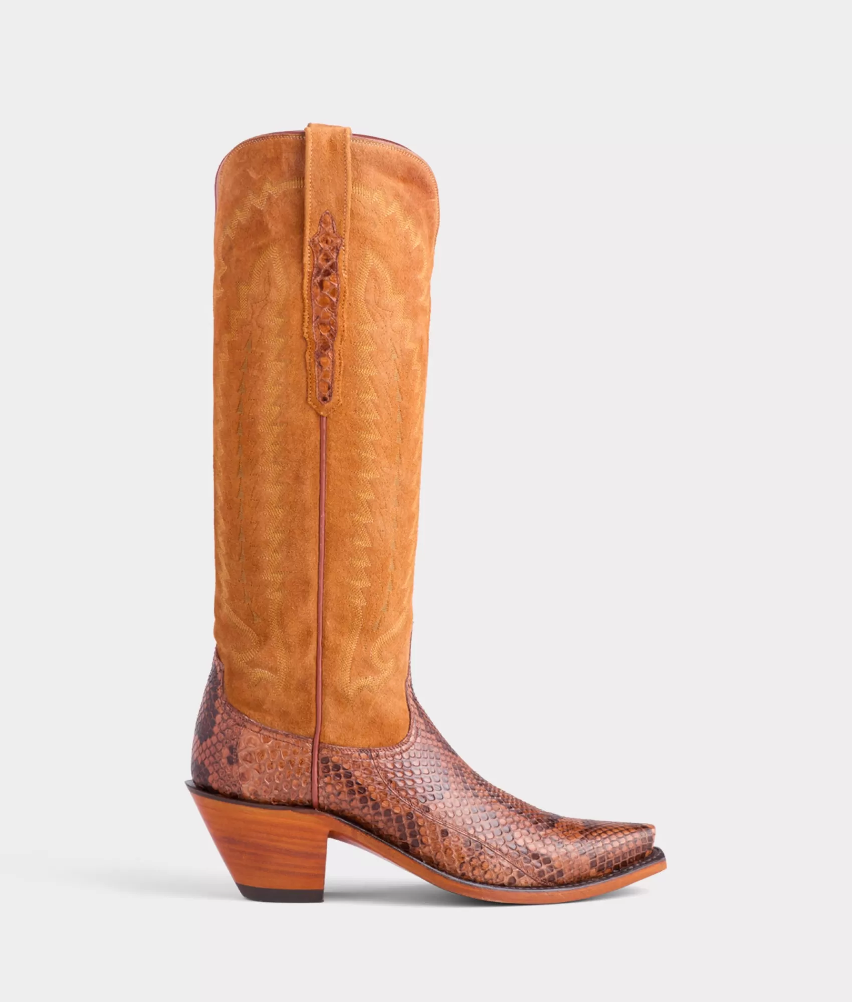 Lucchese Tall | Presley Exotic Amber