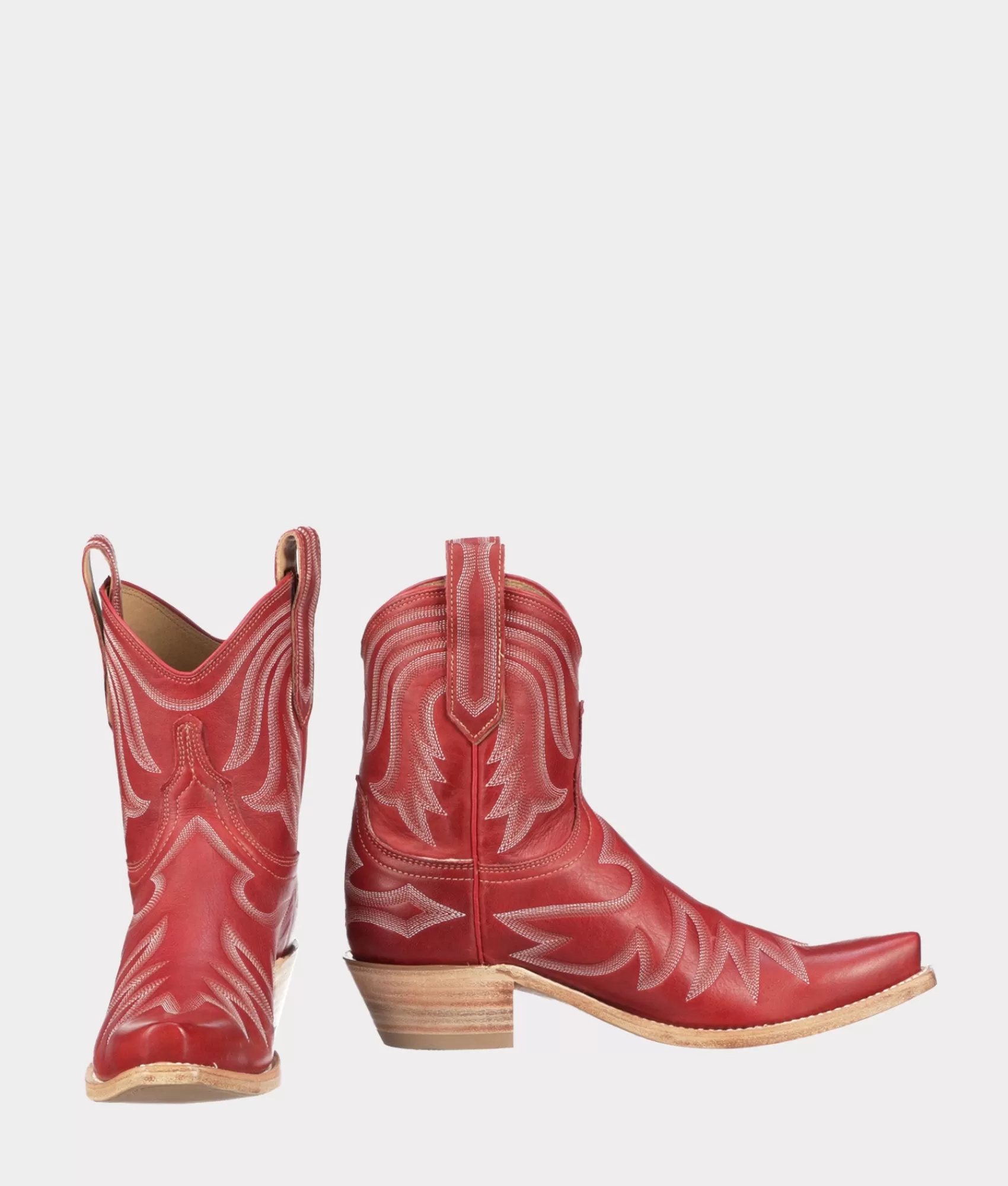 Lucchese Booties | Cowboy | Pris Red