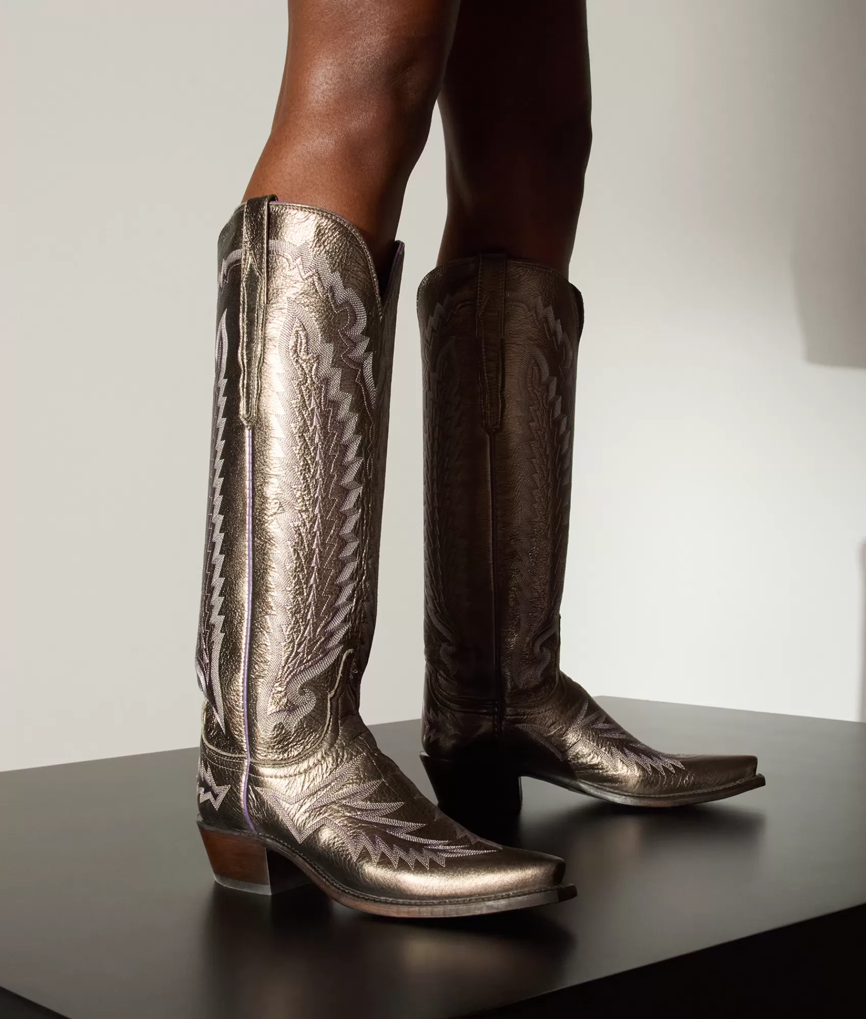 Lucchese Tall | Cowboy | Priscilla Pewter