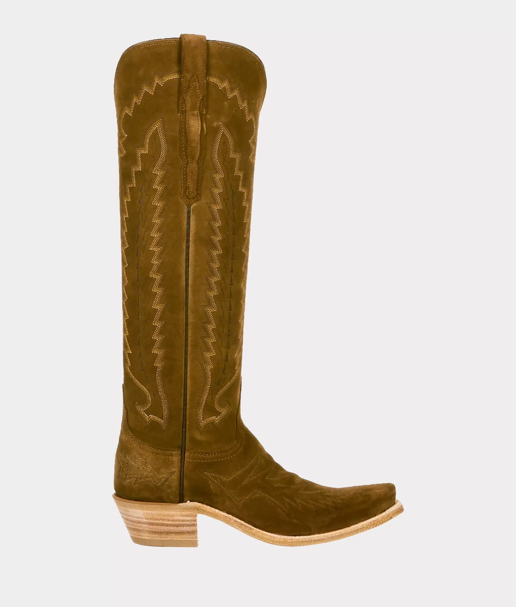 Lucchese Tall | Cowboy | Priscilla Suede Espresso