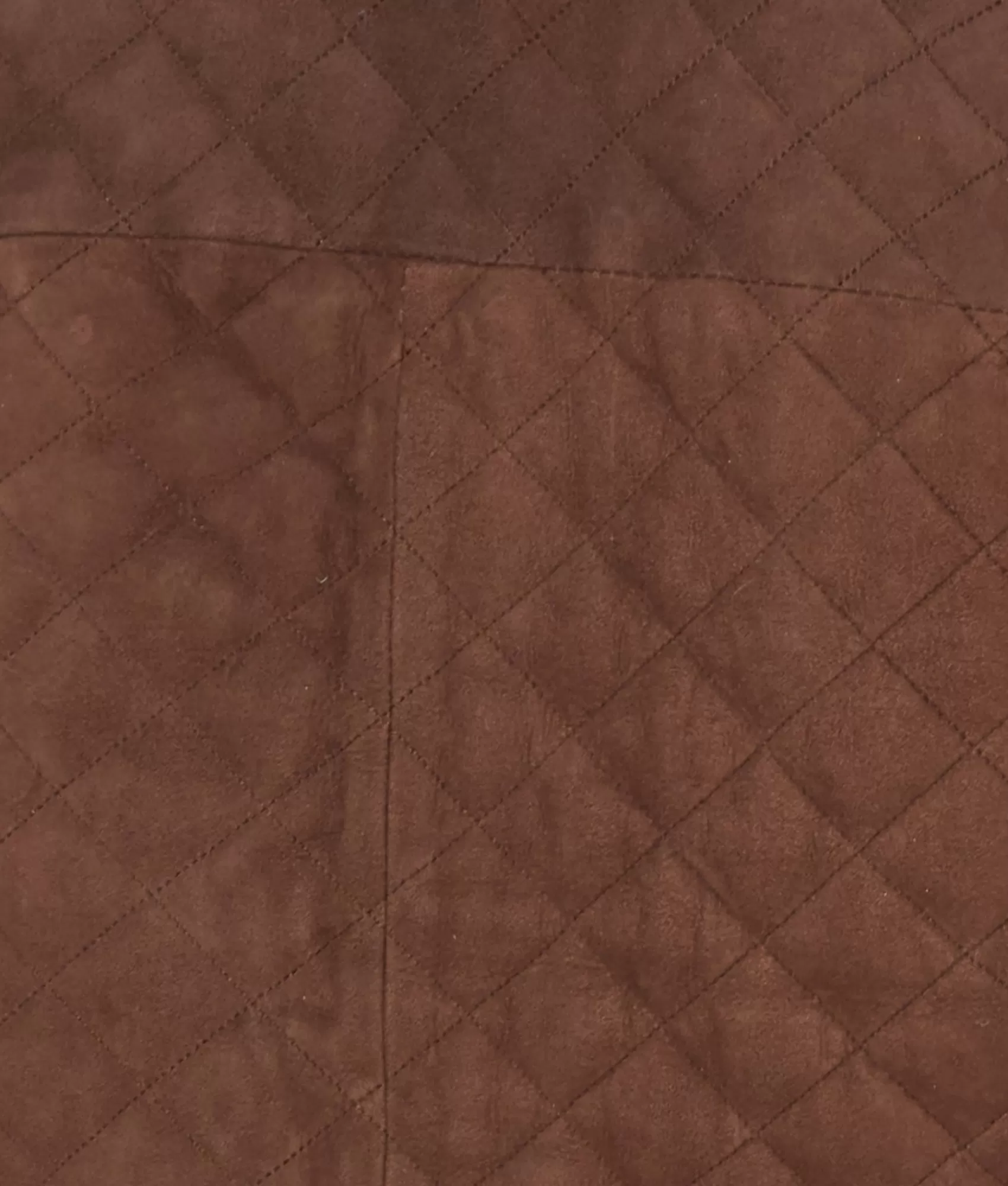 Lucchese Outerwear | Quilted Suede Vest Brown