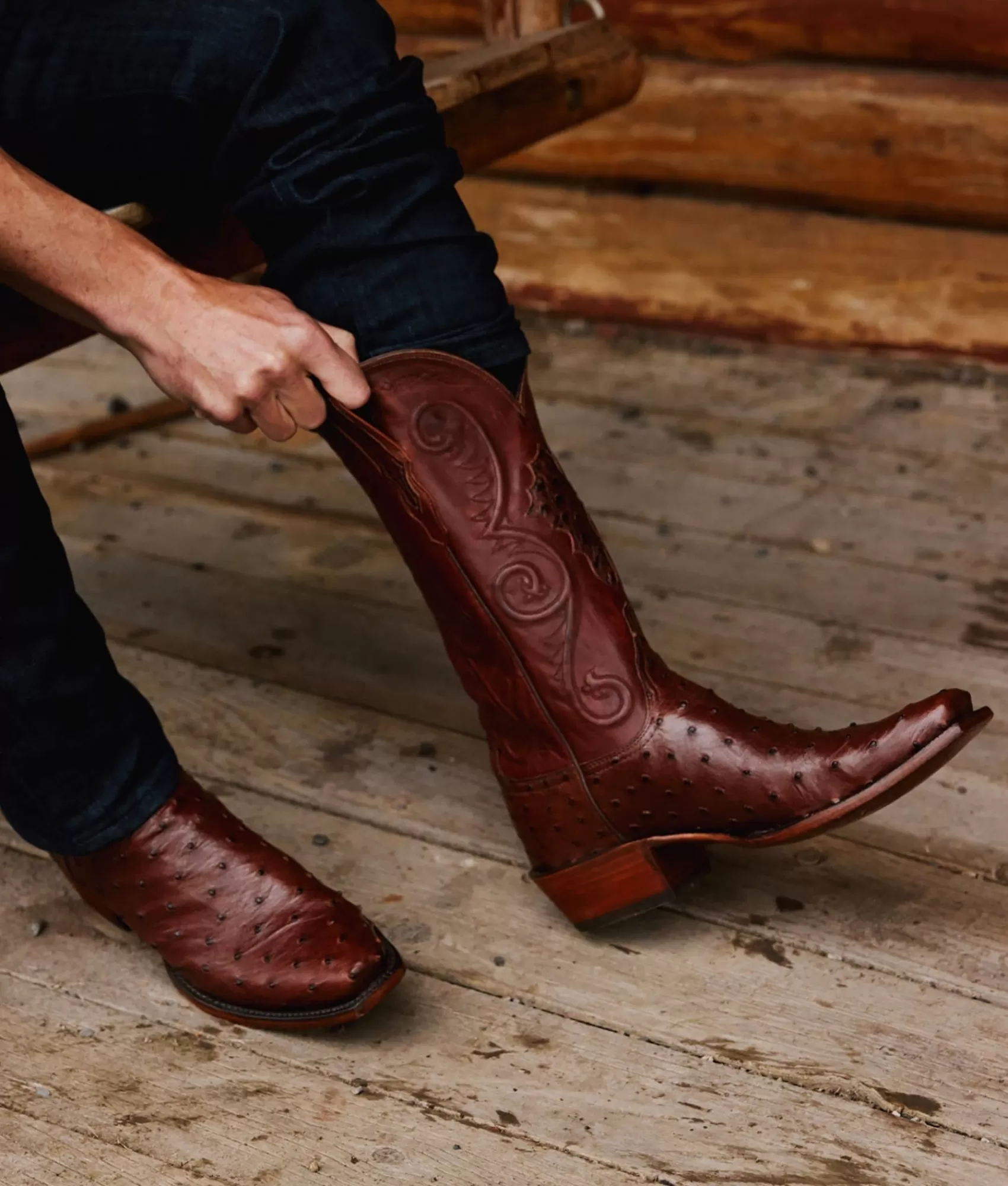 Lucchese Cowboy | Randall Sienna+Pecan