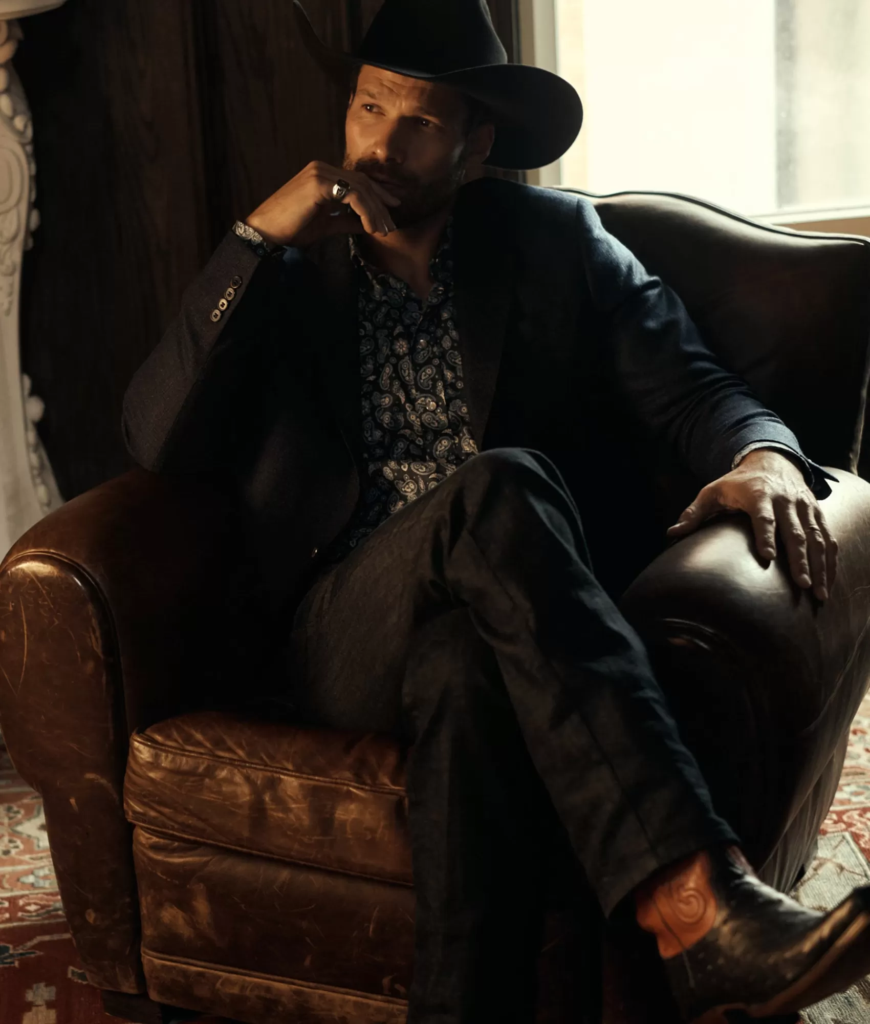 Lucchese Cowboy | Randall Navy